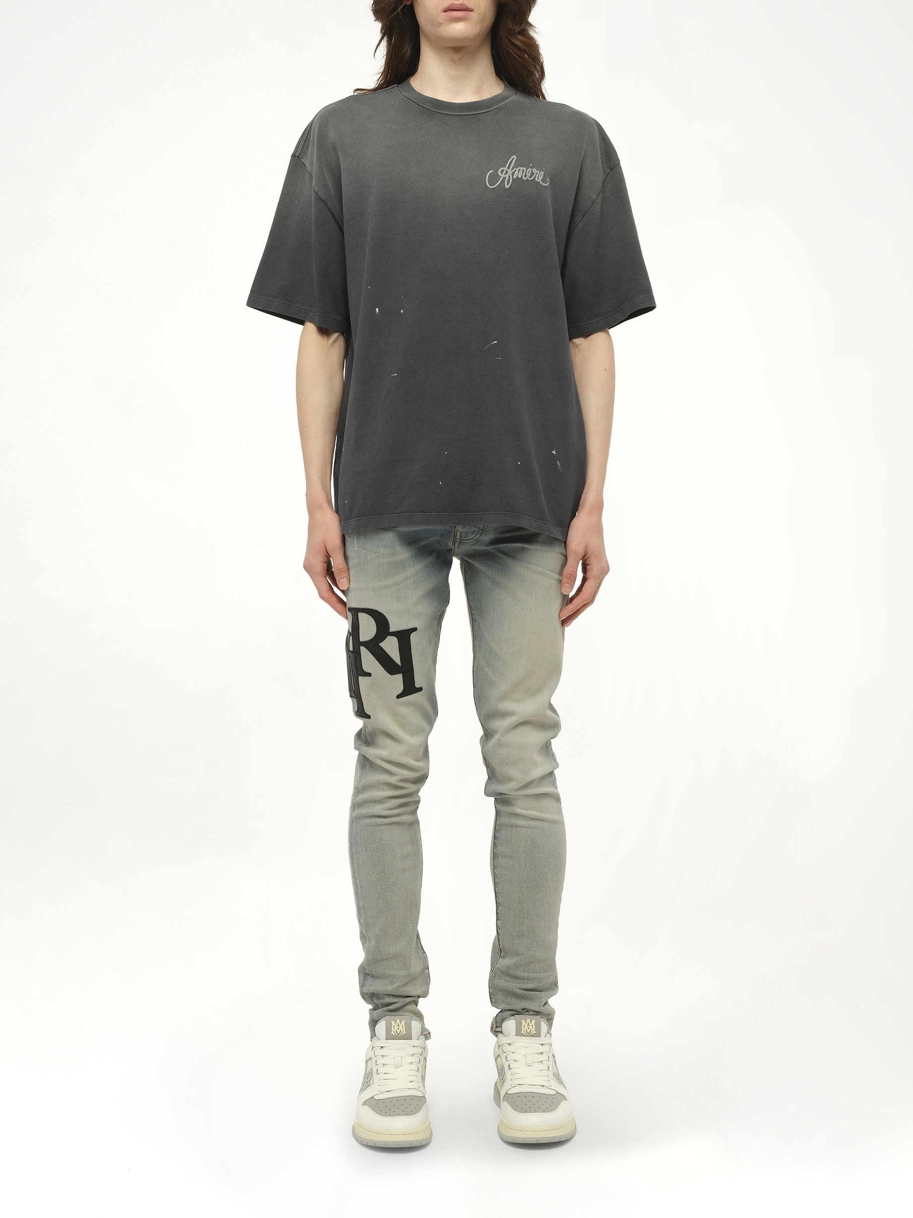 Amiri Design Studio T-Shirt in Black - 7