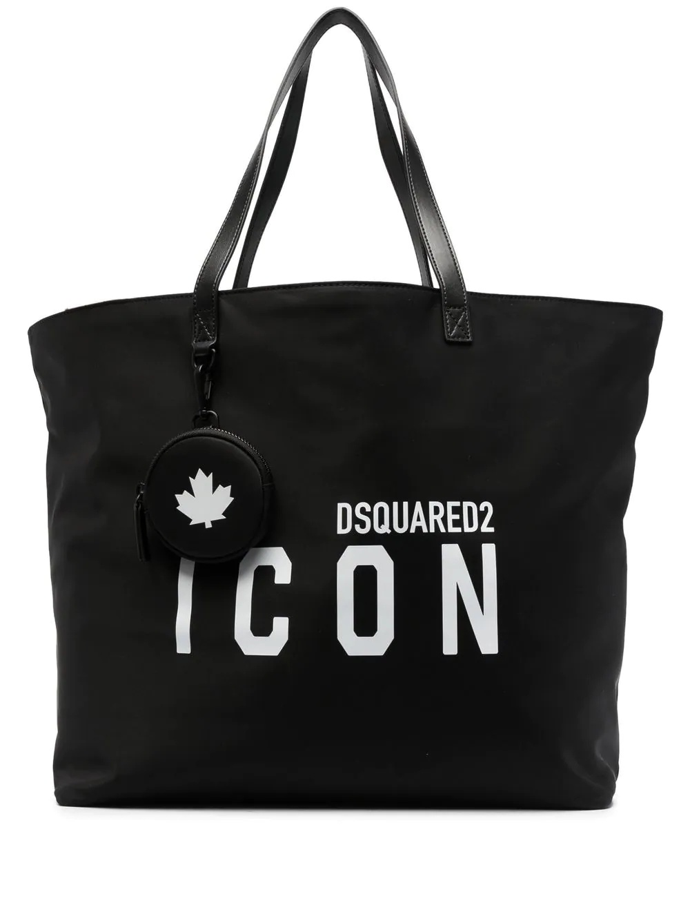 logo-print tote bag - 1