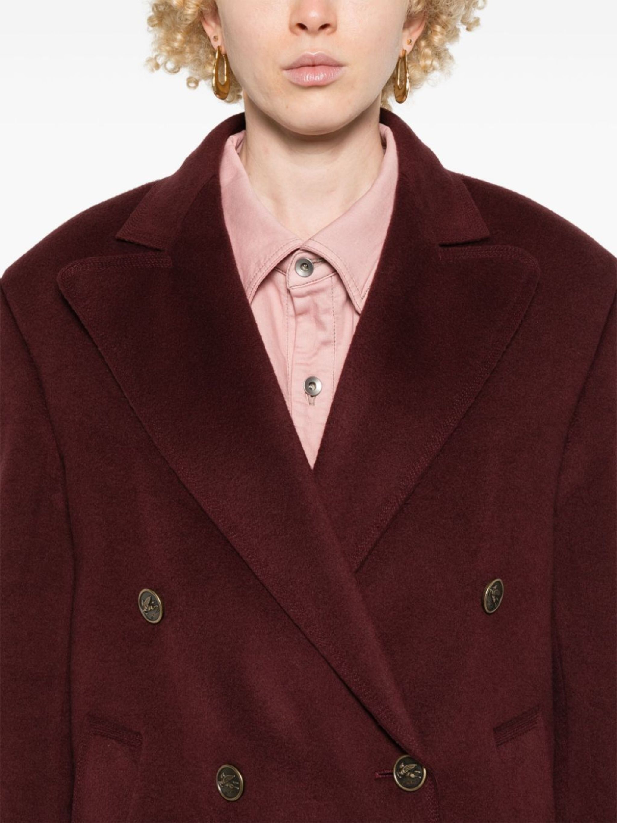 ジャケット ETRO Double-breasted blazer Bordeaux WRAA005499TU2G9 Etro double-breasted blazer | eraldo | REVERSIBLE