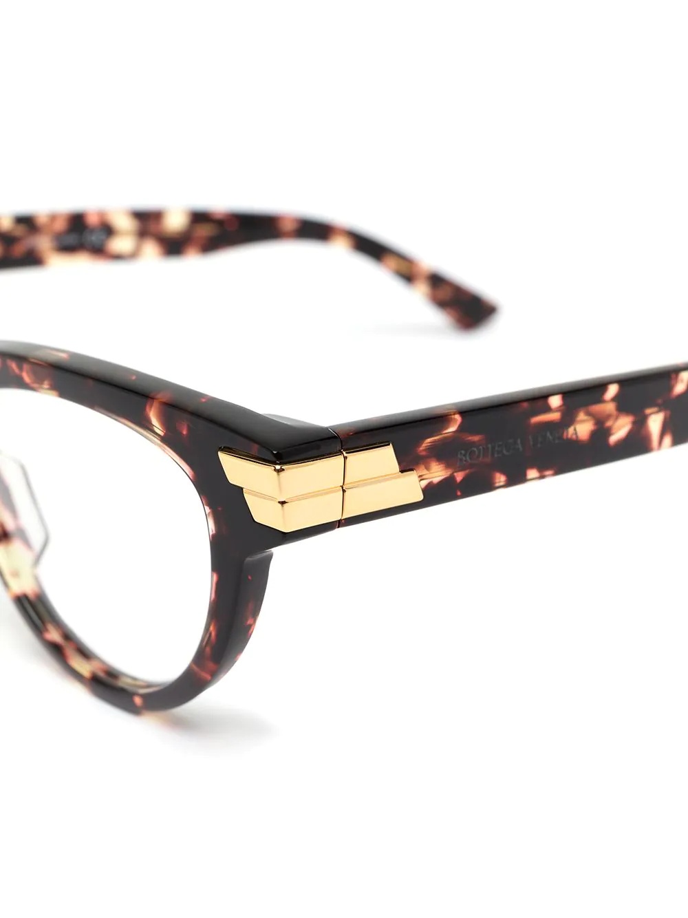 tortoiseshell cat-eye frame glasses - 3