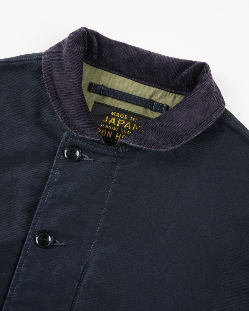 12OZ WHIPCORD LIGHTWEIGHT N1 DECK JACKET - BLACK 6