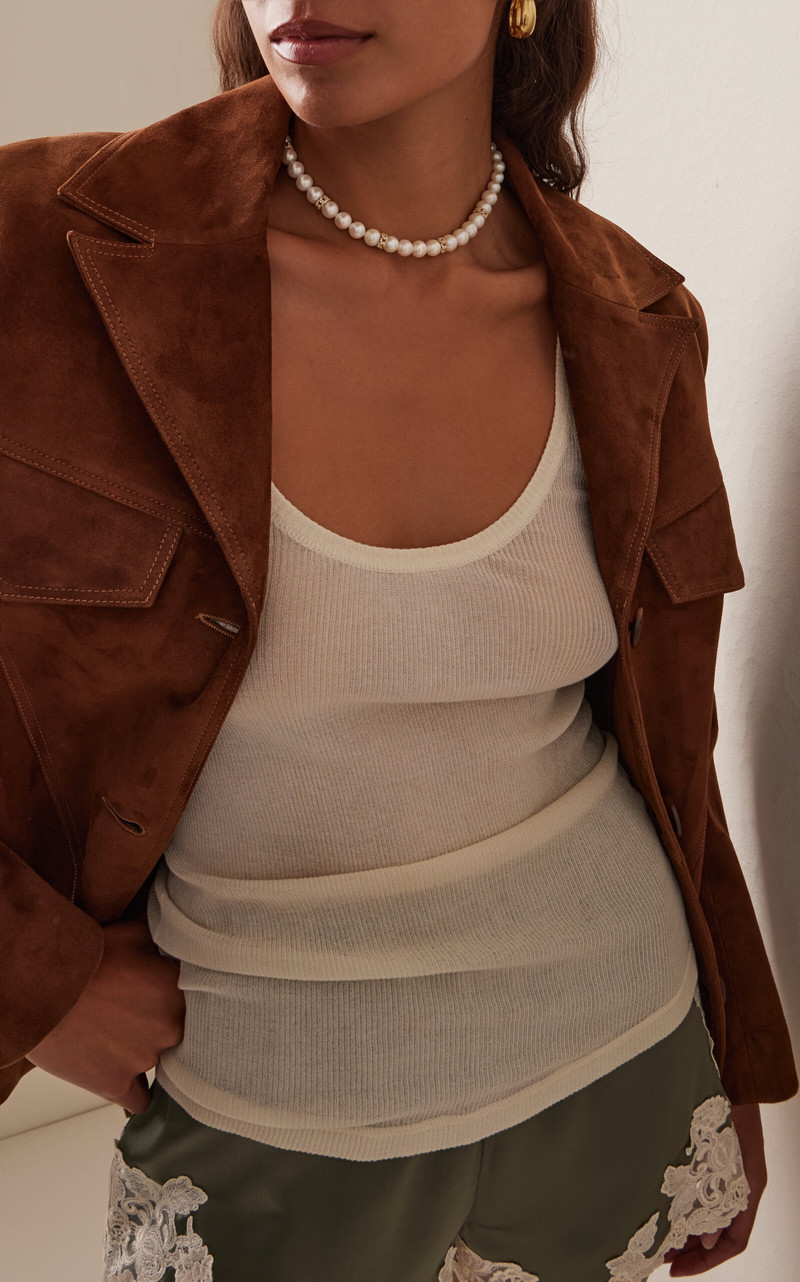 SYDNEY EVAN 14k Yellow Diamond Necklace gold outlook