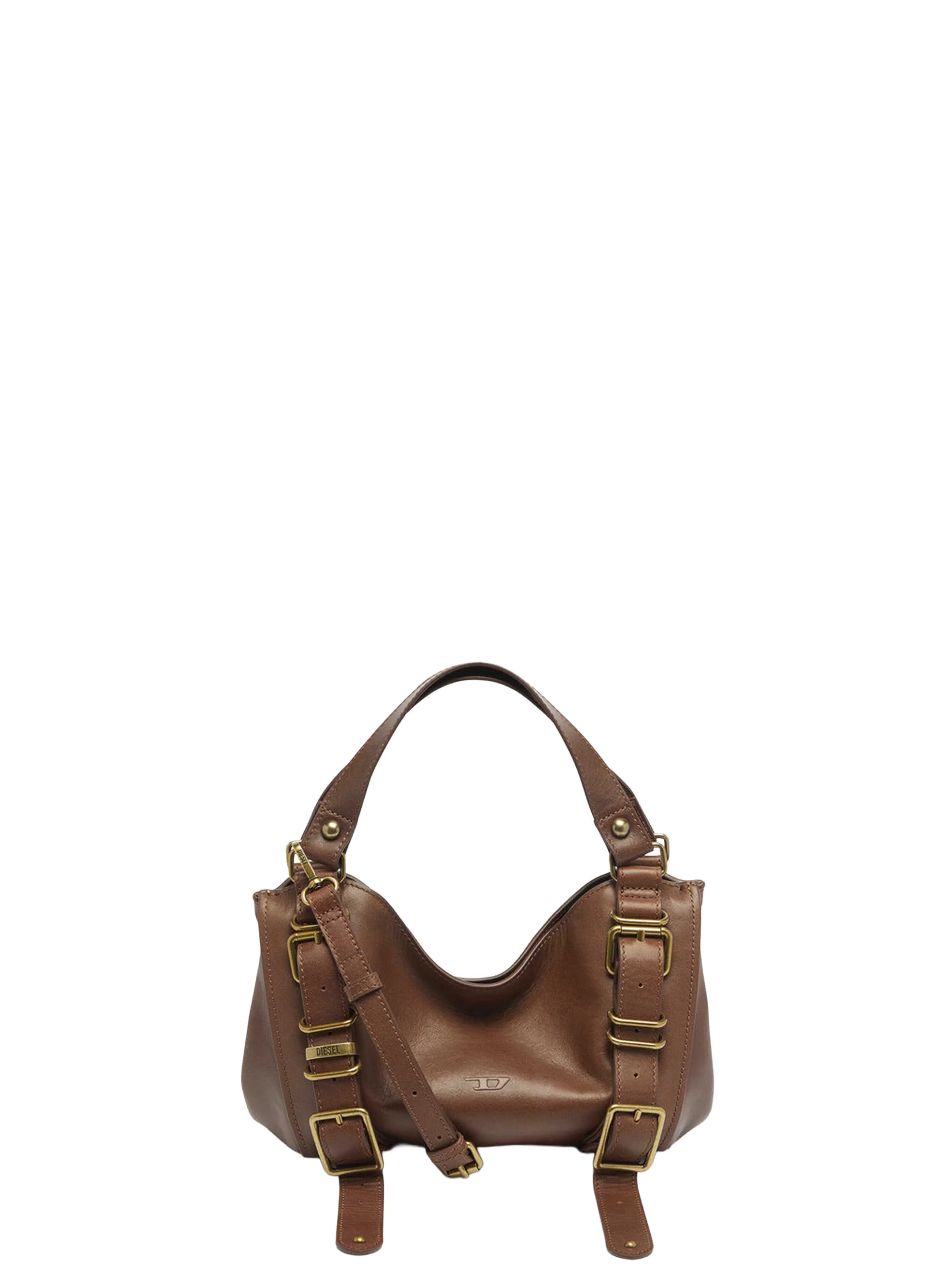 Chestnut D-One small top-handle bag - 1