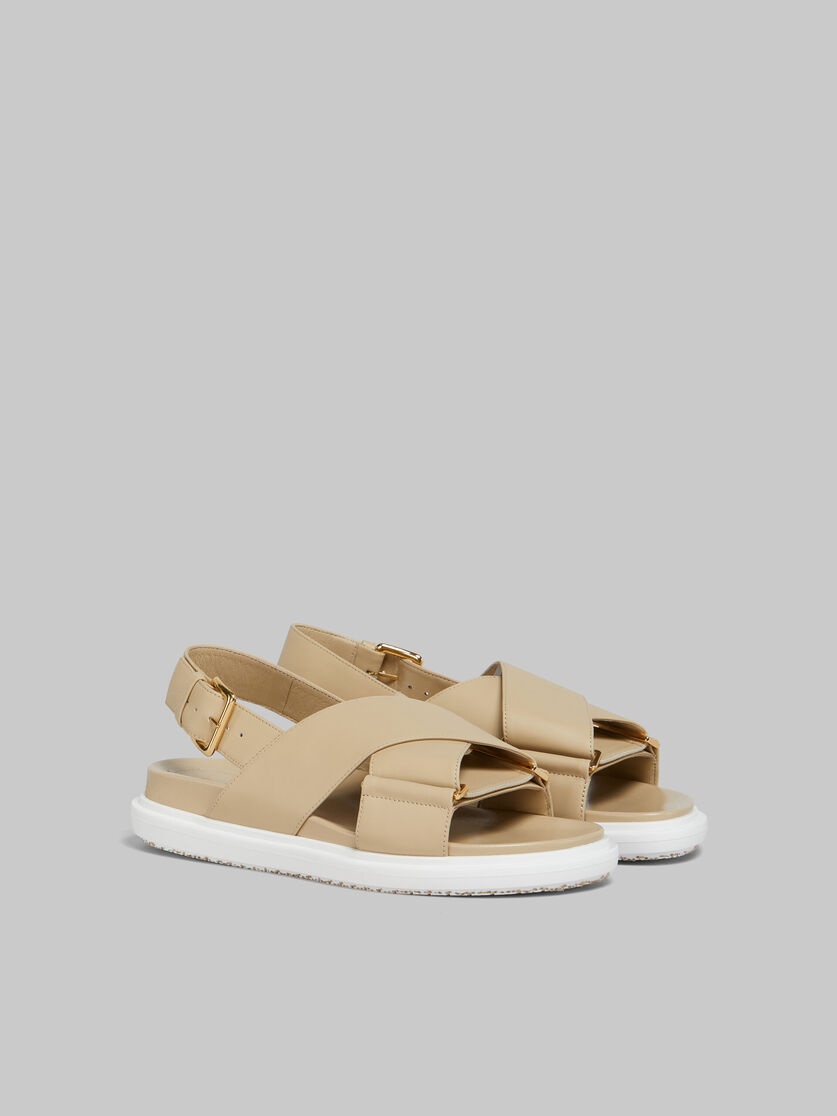 BEIGE LEATHER FUSSBETT - 2
