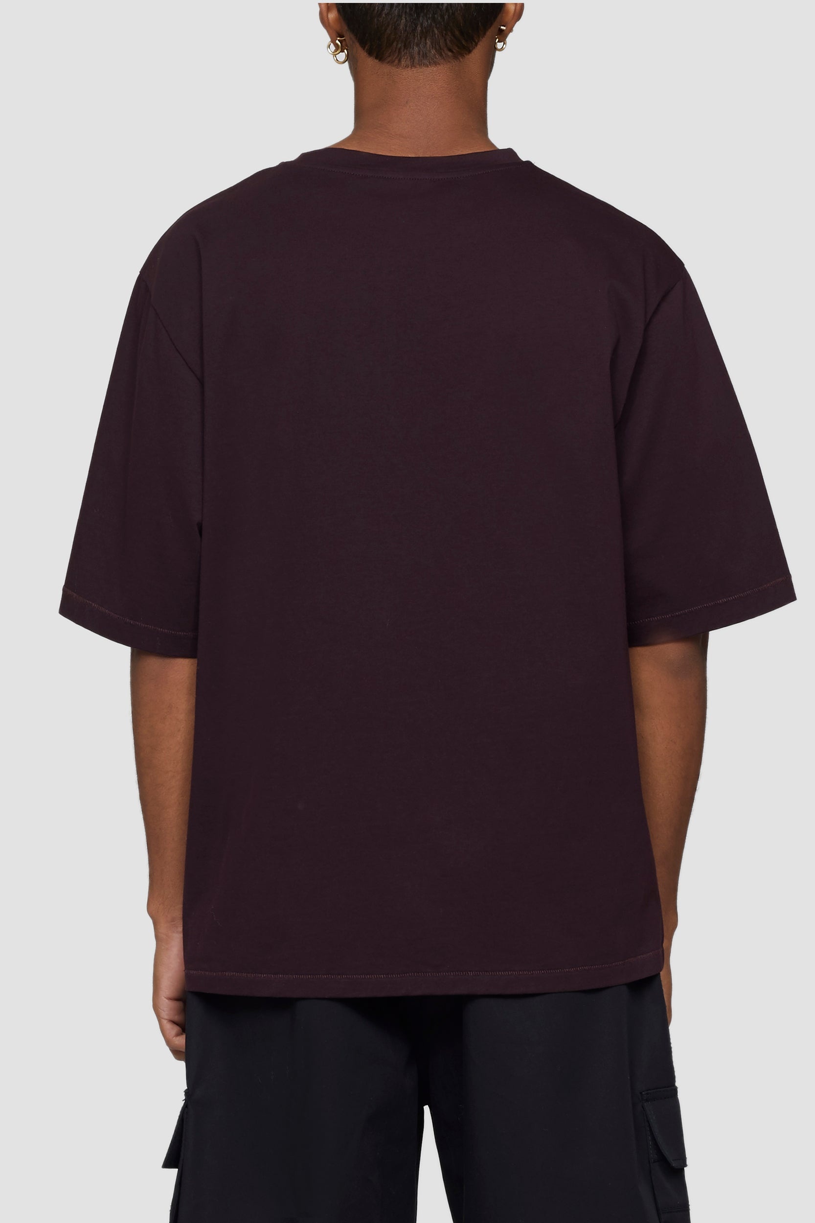 Oversized Boxy Crewneck Tee - 4