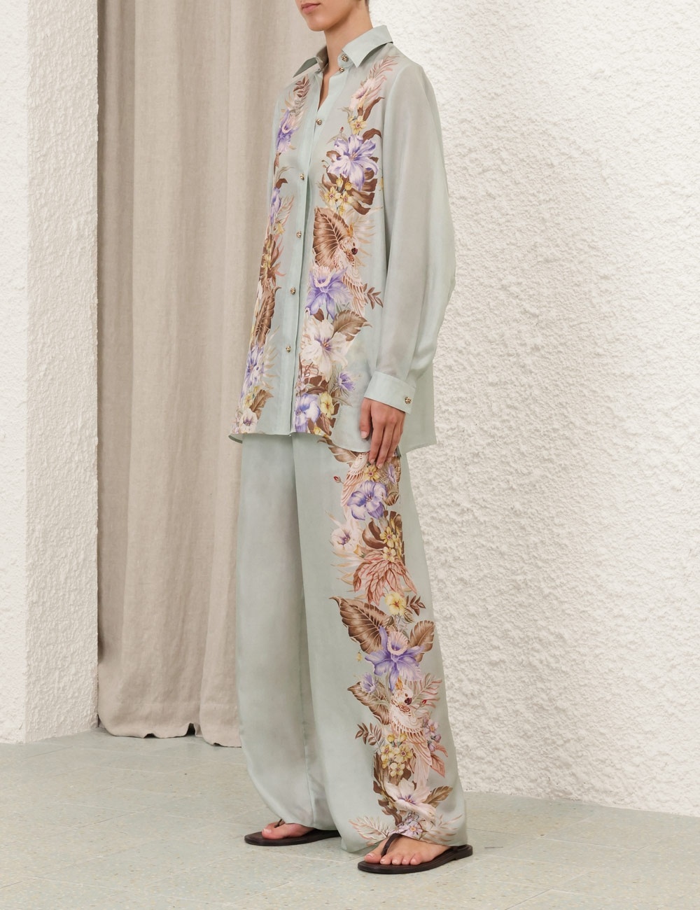 パンツ ZIMMERMANN COCO RELAXED PANT Zimmermann COCO RELAXED PANT | REVERSIBLE