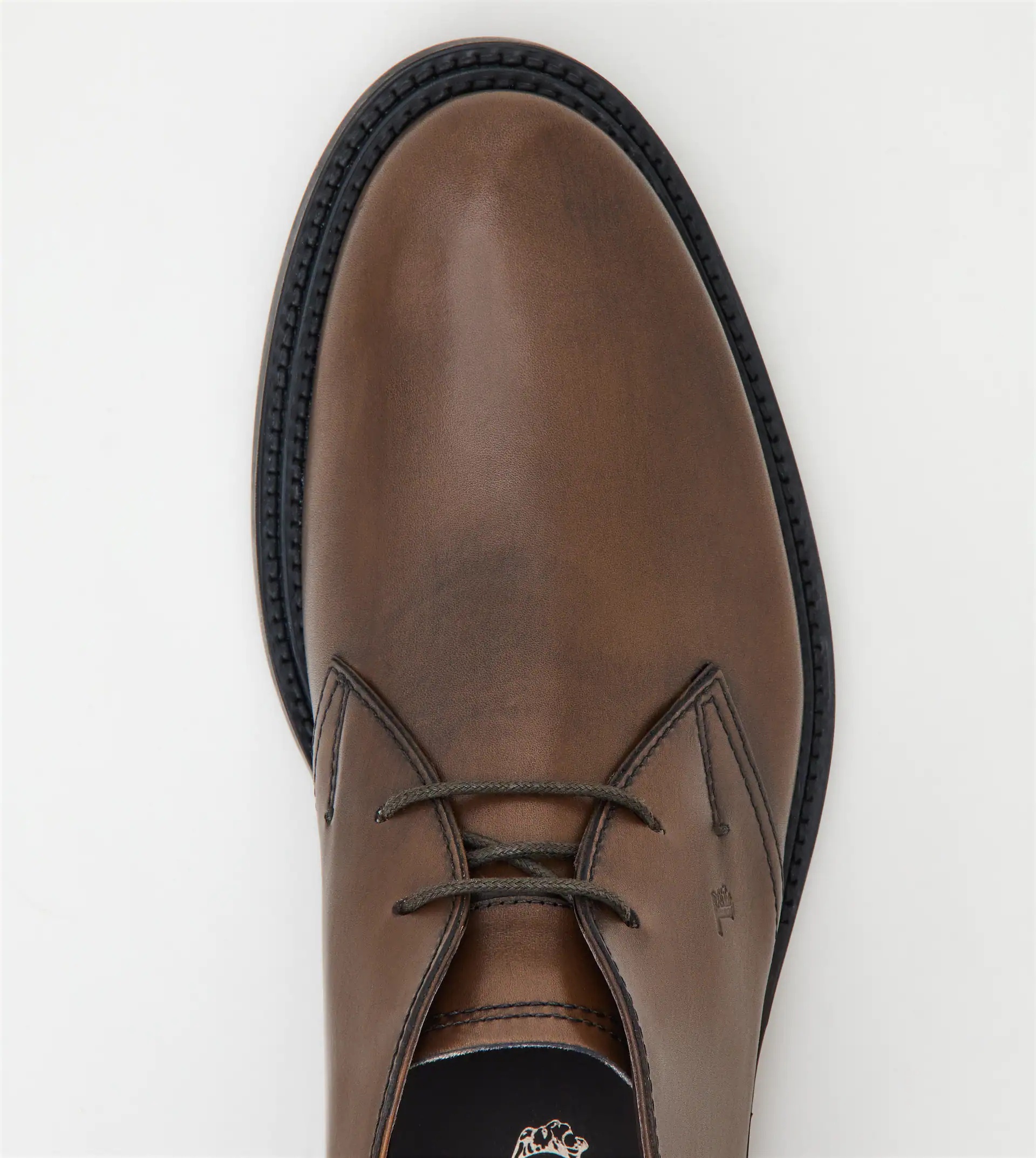 DESERT BOOTS IN LEATHER - BROWN - 4