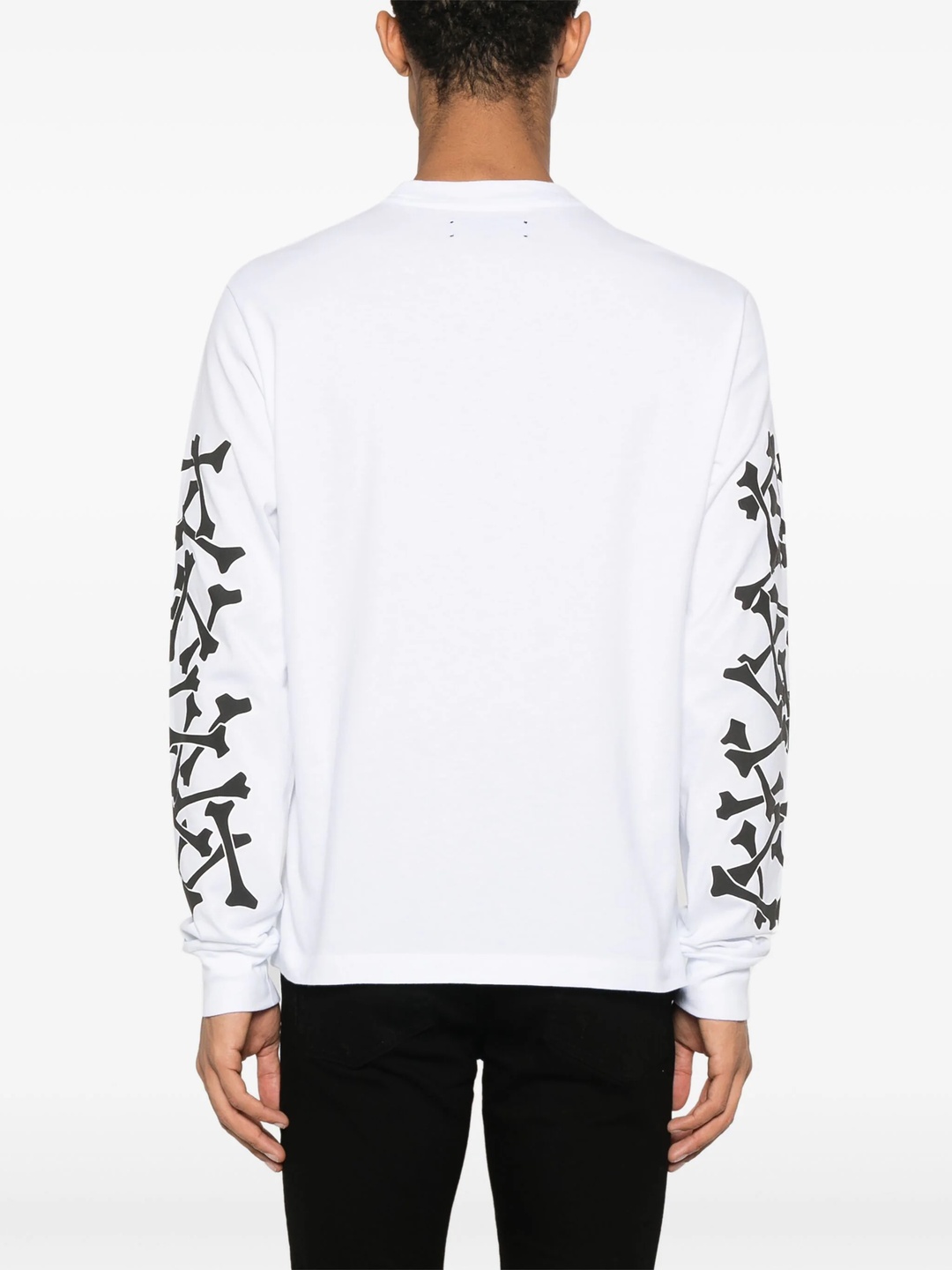 AMIRI Bones Stacked Long Sleeve Tee | club21 | REVERSIBLE