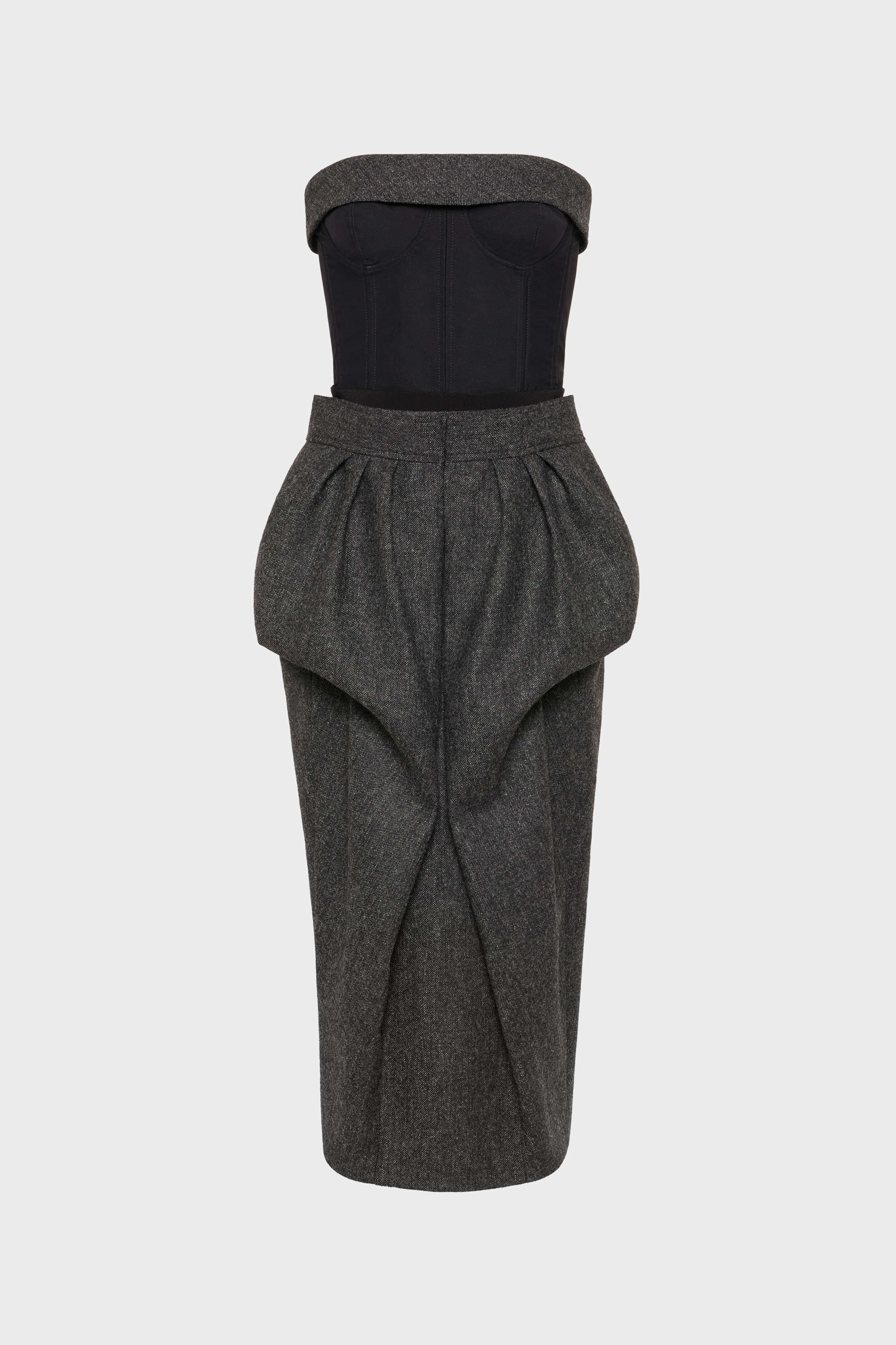 Wool bustier dress - 1