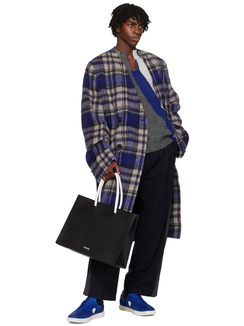 ADER error Gray Intarsia Sweater outlook