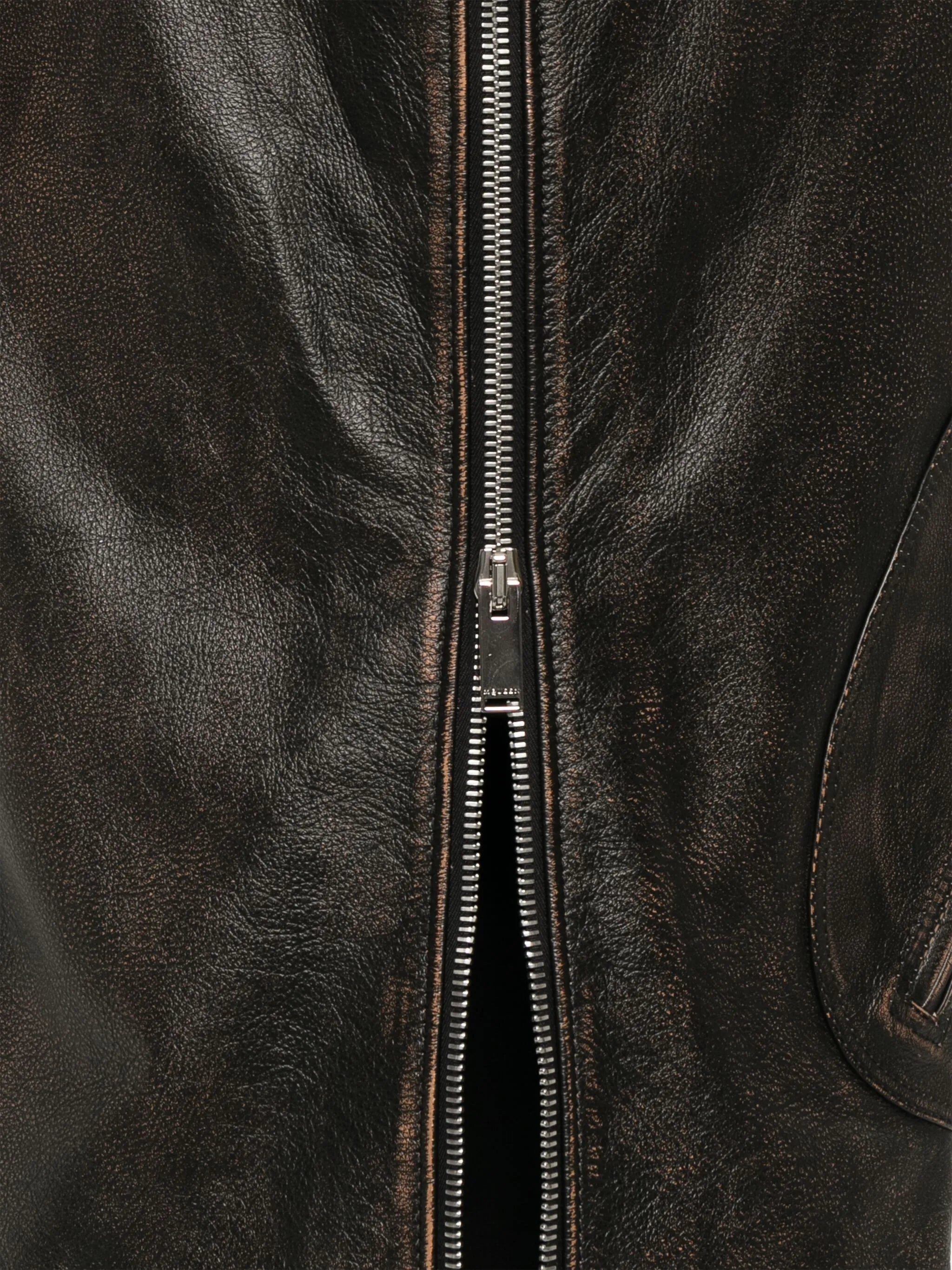 Leather Pencil Skirt - 5