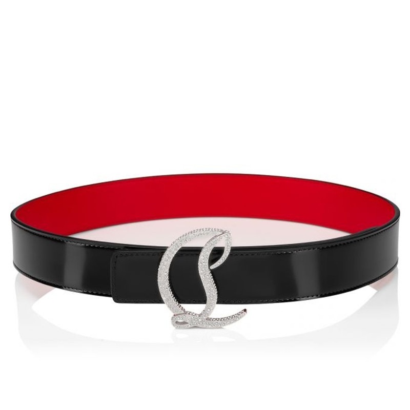 Christian Louboutin Cl Logo Belt Black outlook