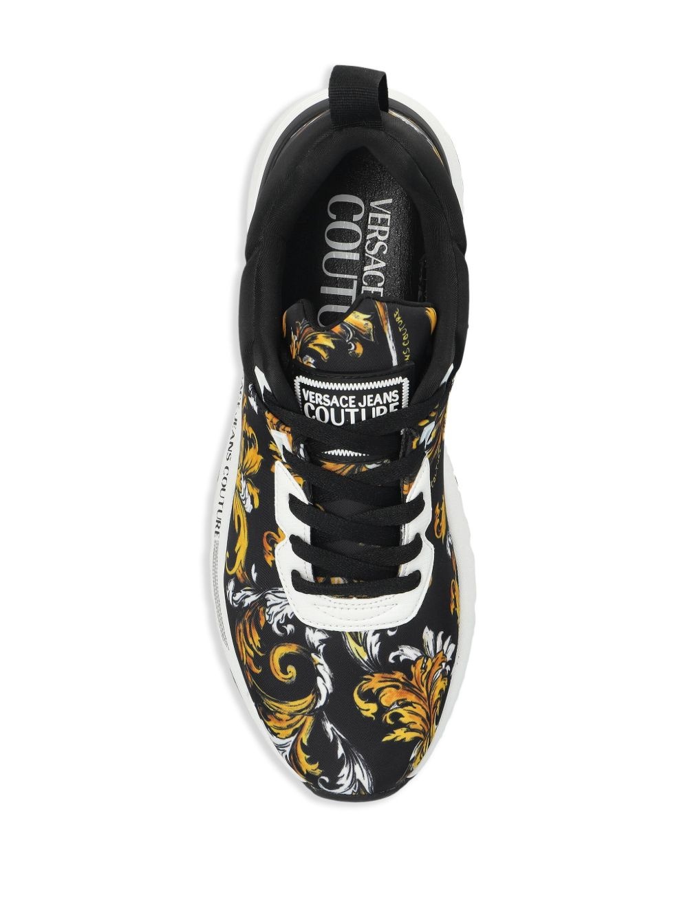 Barocco-print sneakers - 4