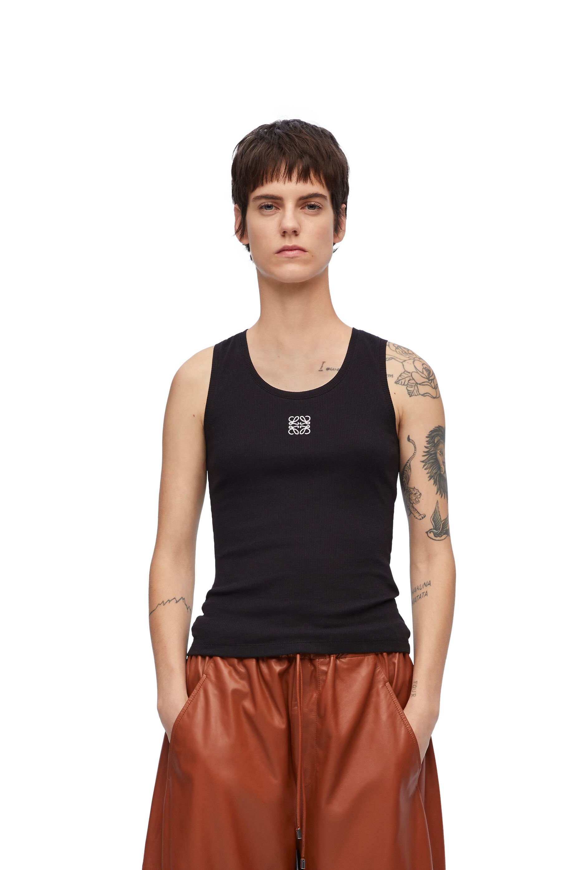 Anagram tank top in cotton - 3