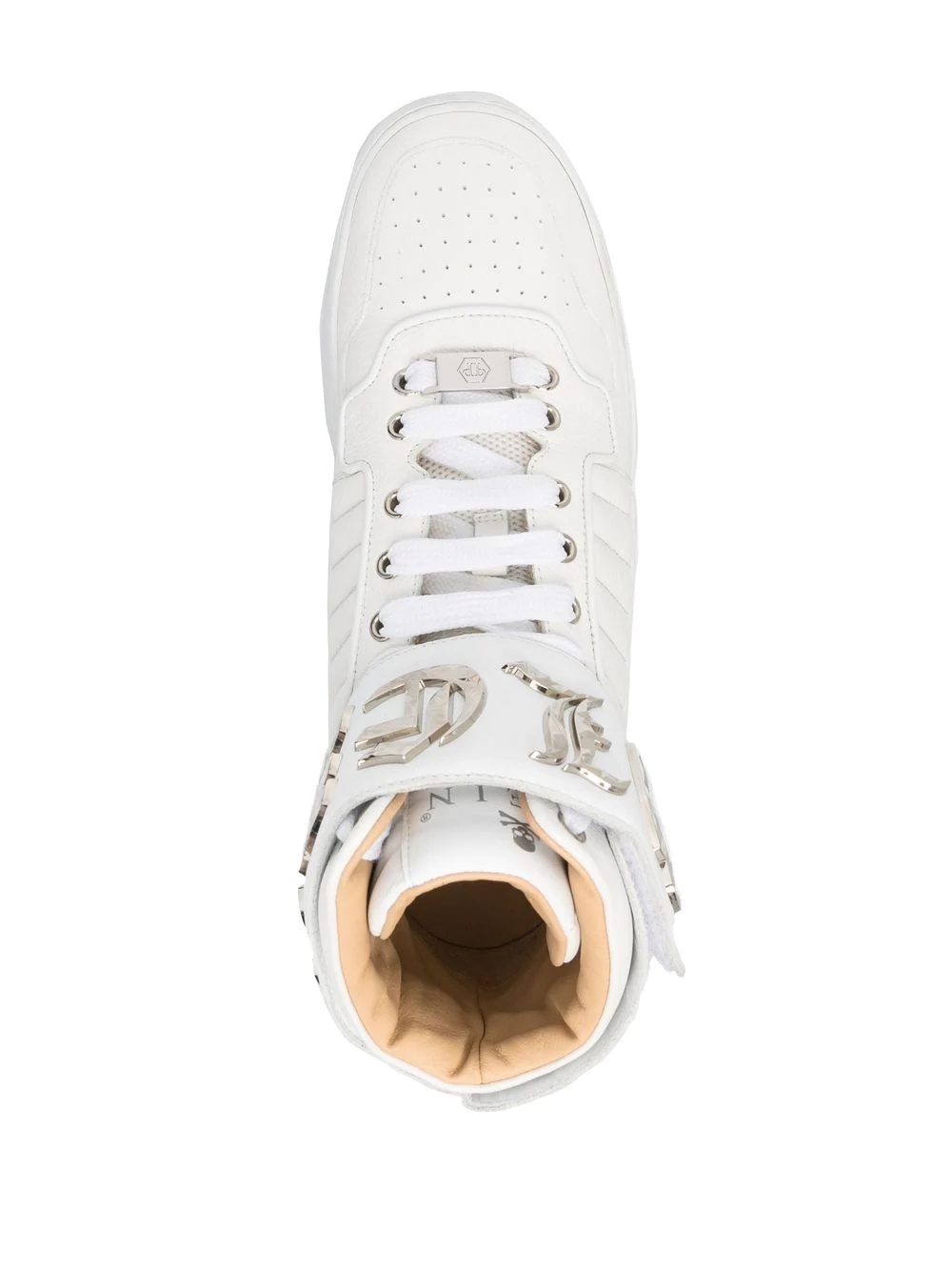 logo high-top sneakers - 4