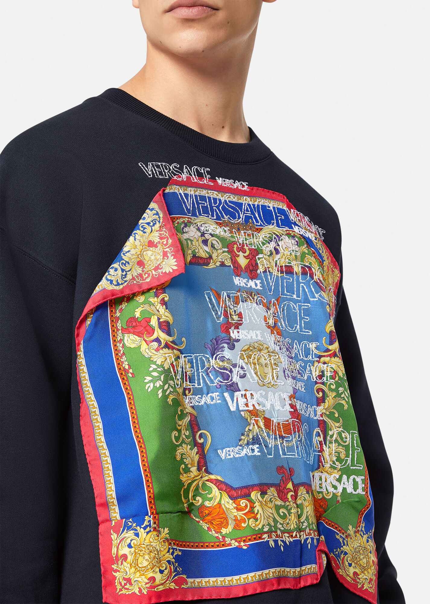 Medusa Renaissance Motif Sweatshirt - 5