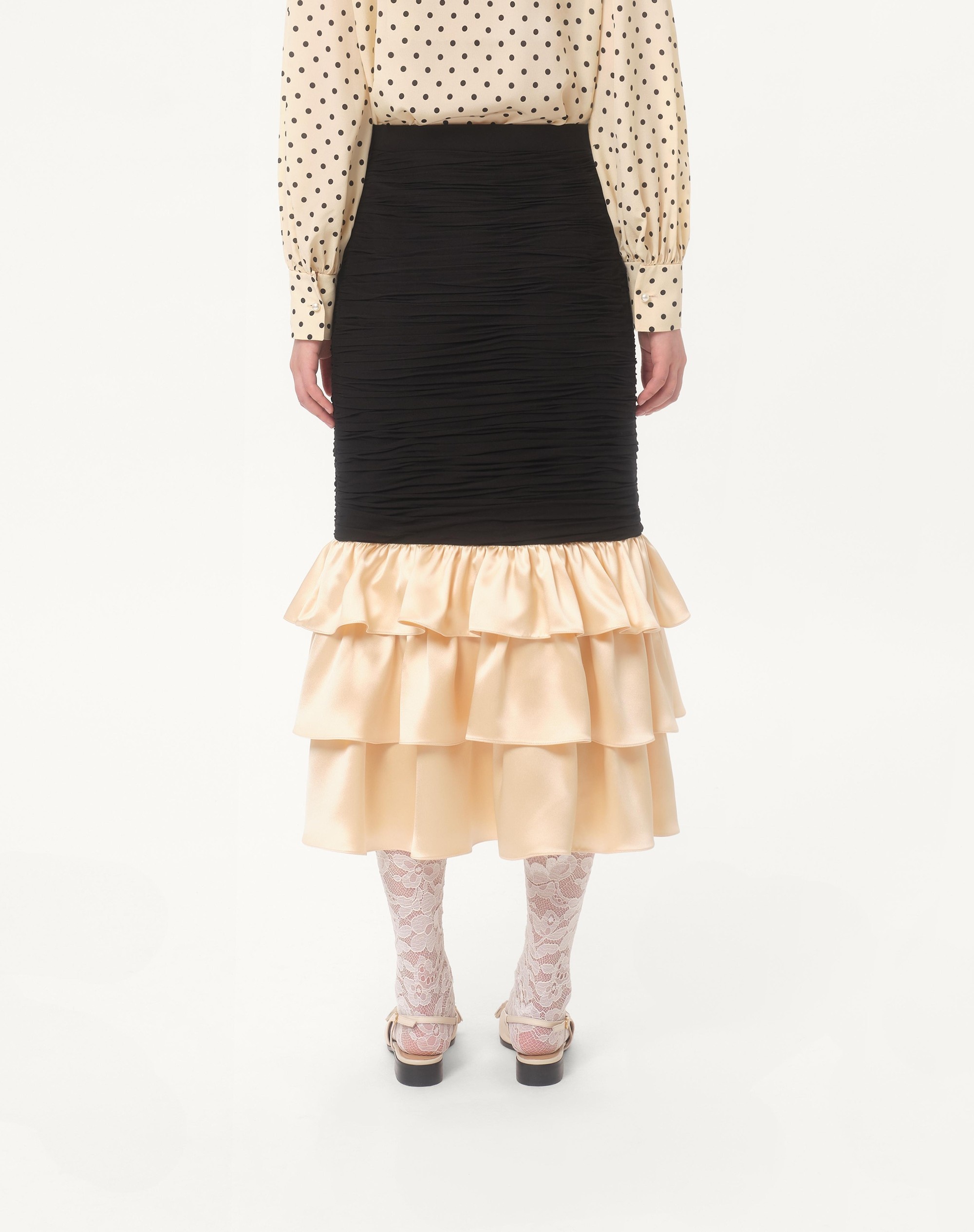 MIDI SKIRT IN LIGHT GEORGETTE - 5