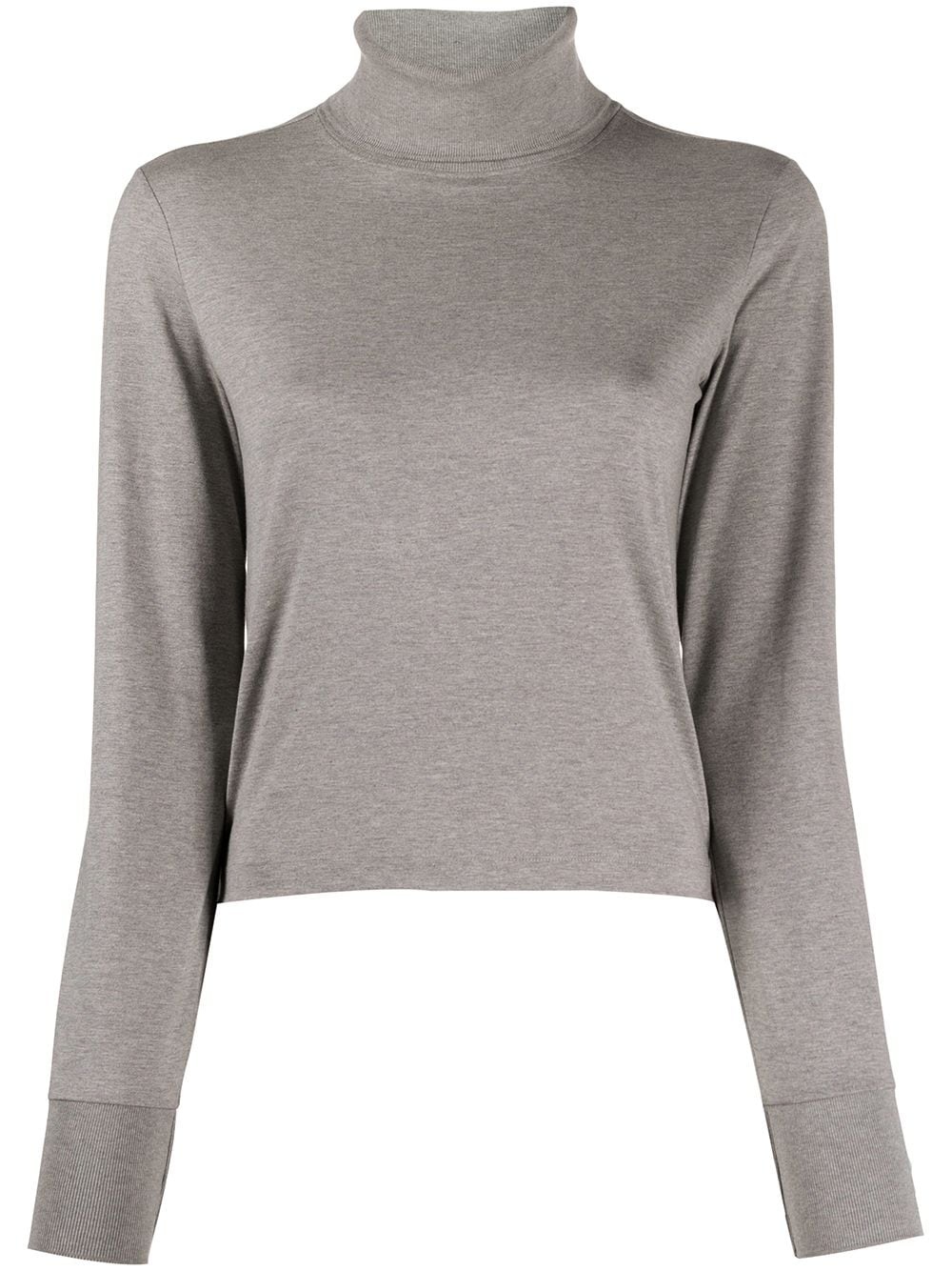 long sleeve turtle neck in light weight jersey - 1