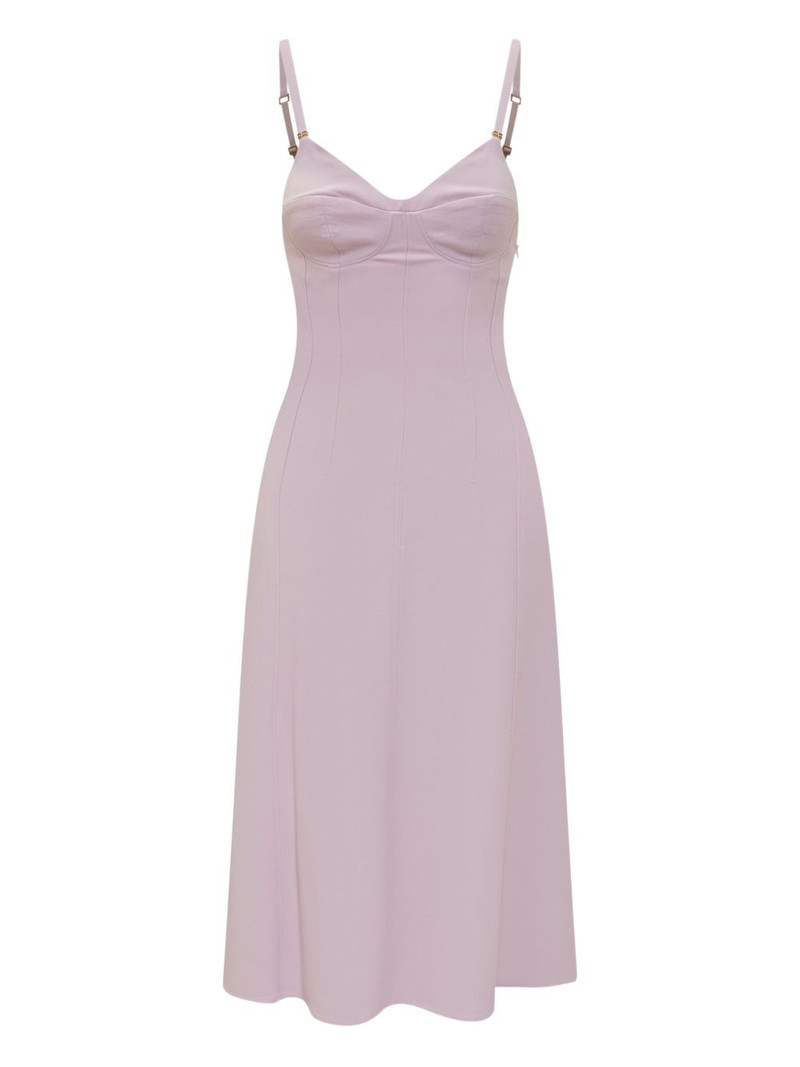 lace-up midi dress 1