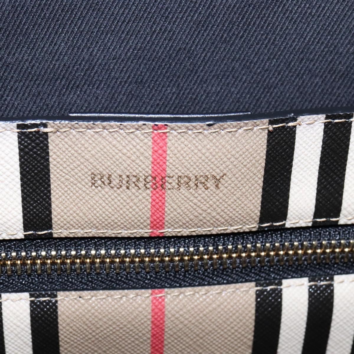 Burberry Nova Check Tote Bag Pvc Leather Beige - 15