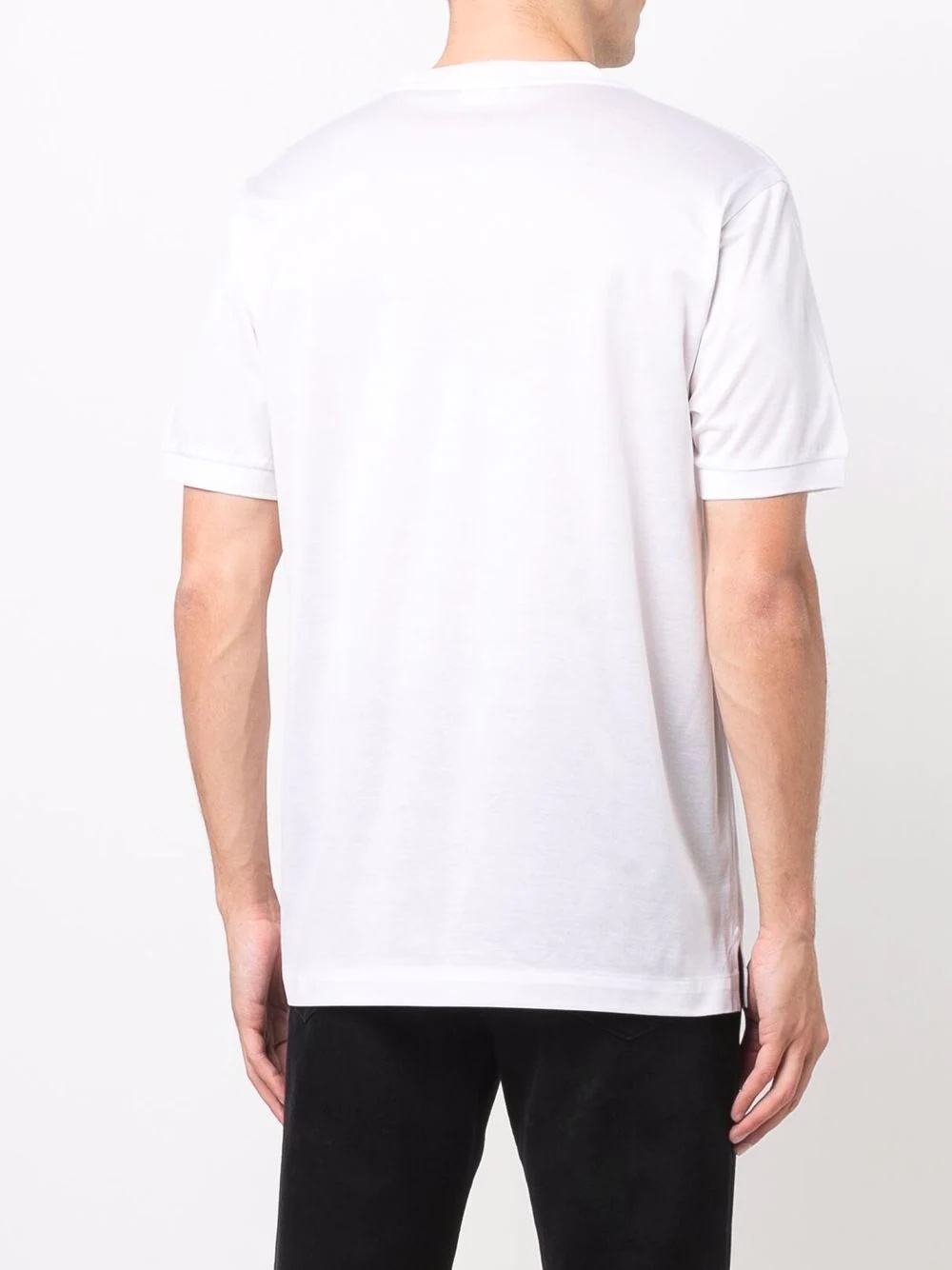 round-neck cotton T-shirt - 4