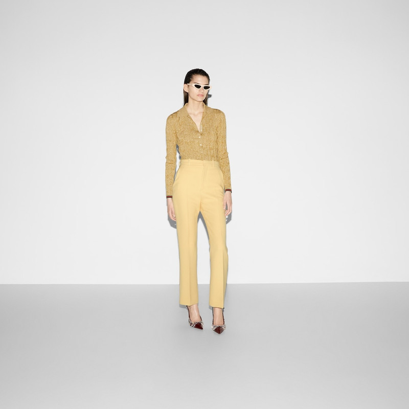 GUCCI Light wool crêpe pant outlook