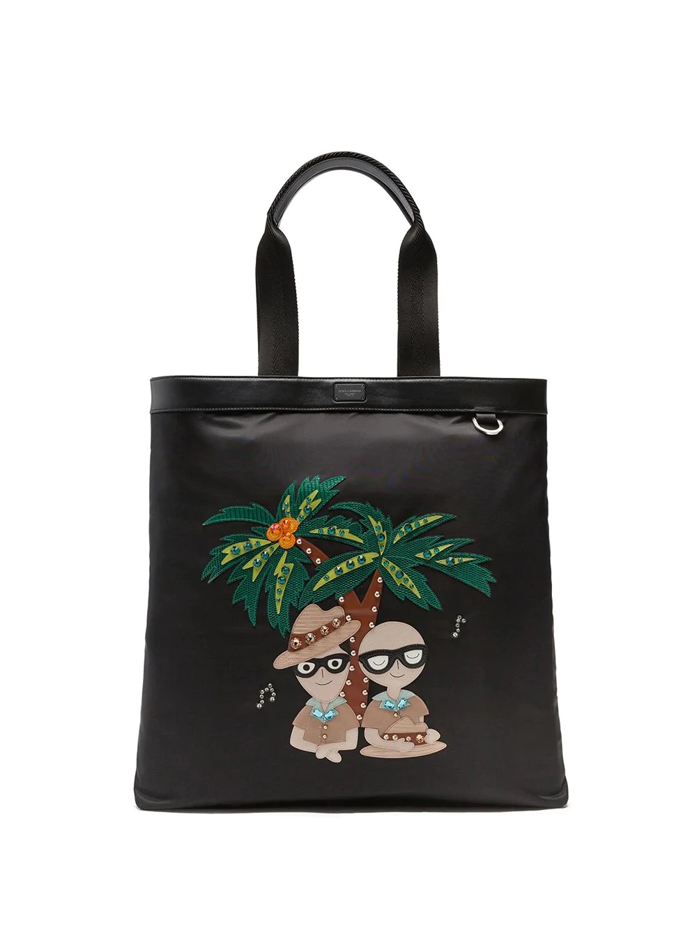 holiday print shopping bag - 1