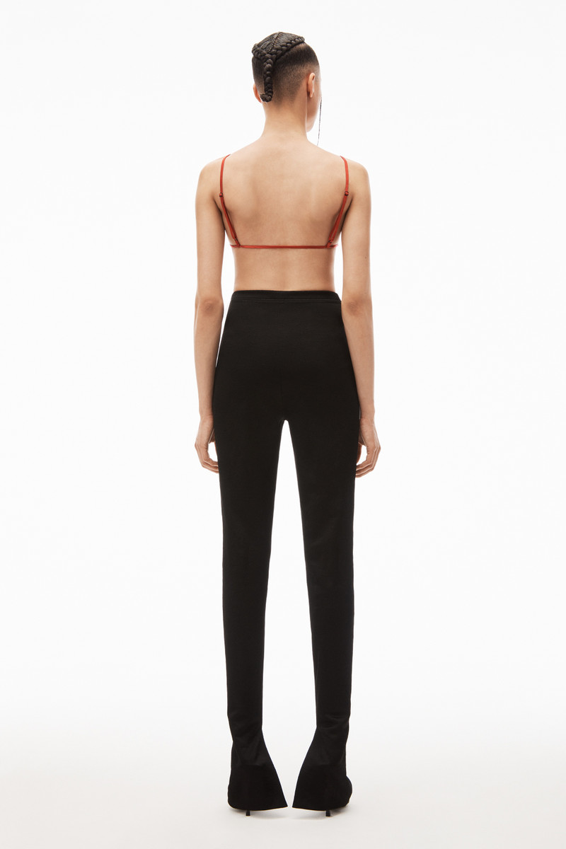 tailored legging in stretch satin 5