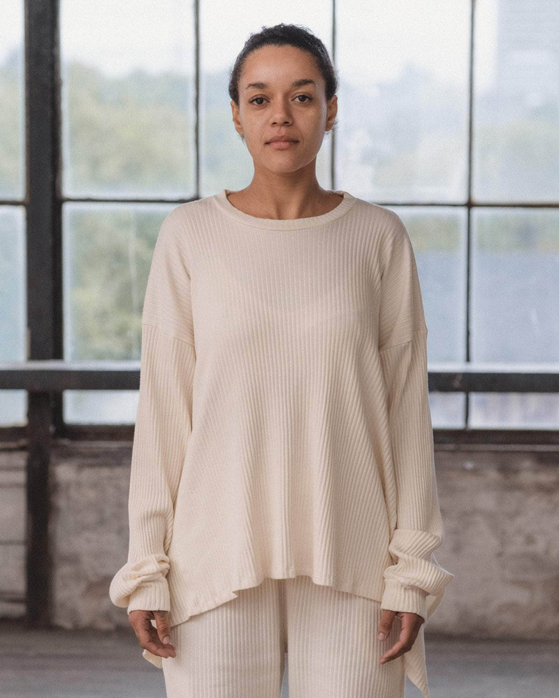 Shaw Long Sleeve - Organic Cotton Fleece 6