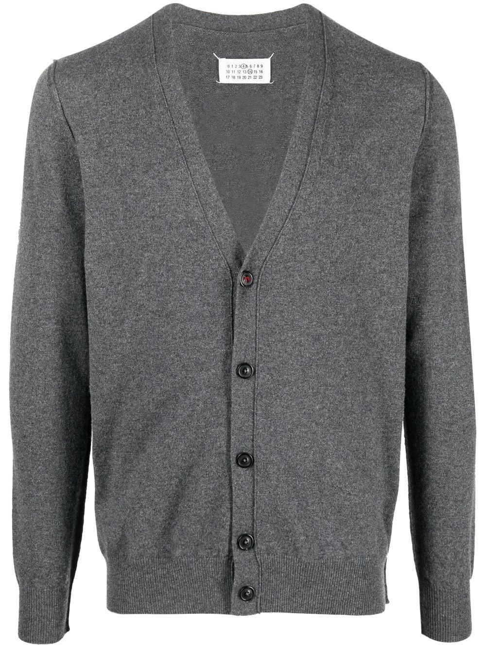 button-up cashmere cardigan - 1