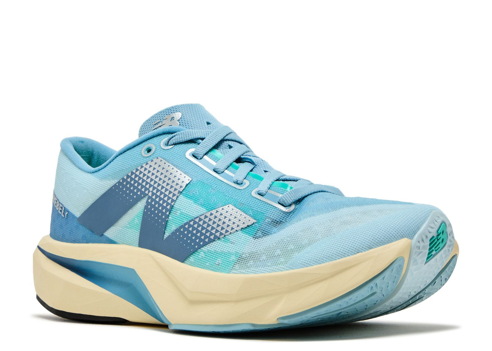 NEW BALANCE WMNS FUELCELL REBEL V4 'QUARRY HERON BLUE' - 2