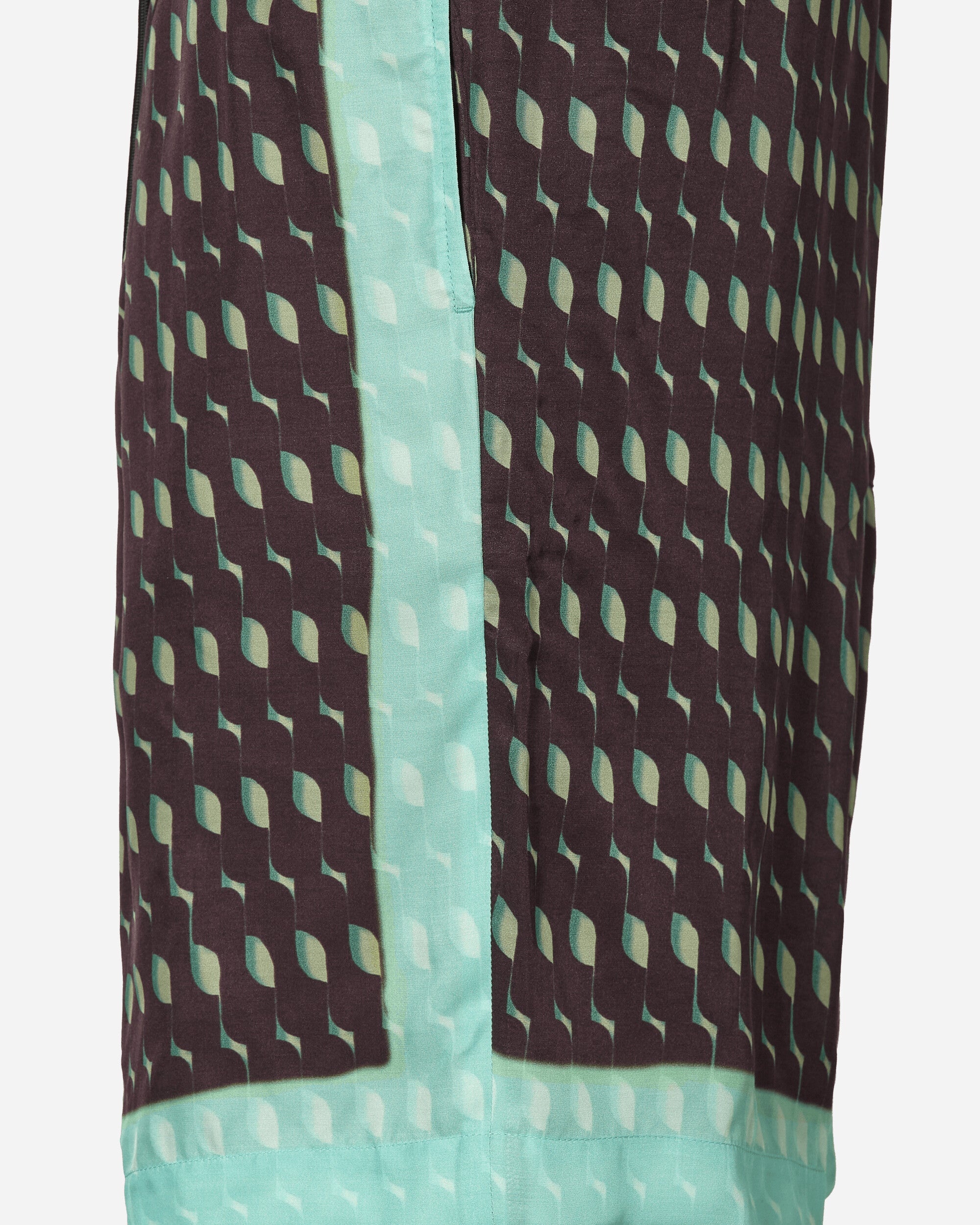 Printed Viscose Shorts Brown - 5