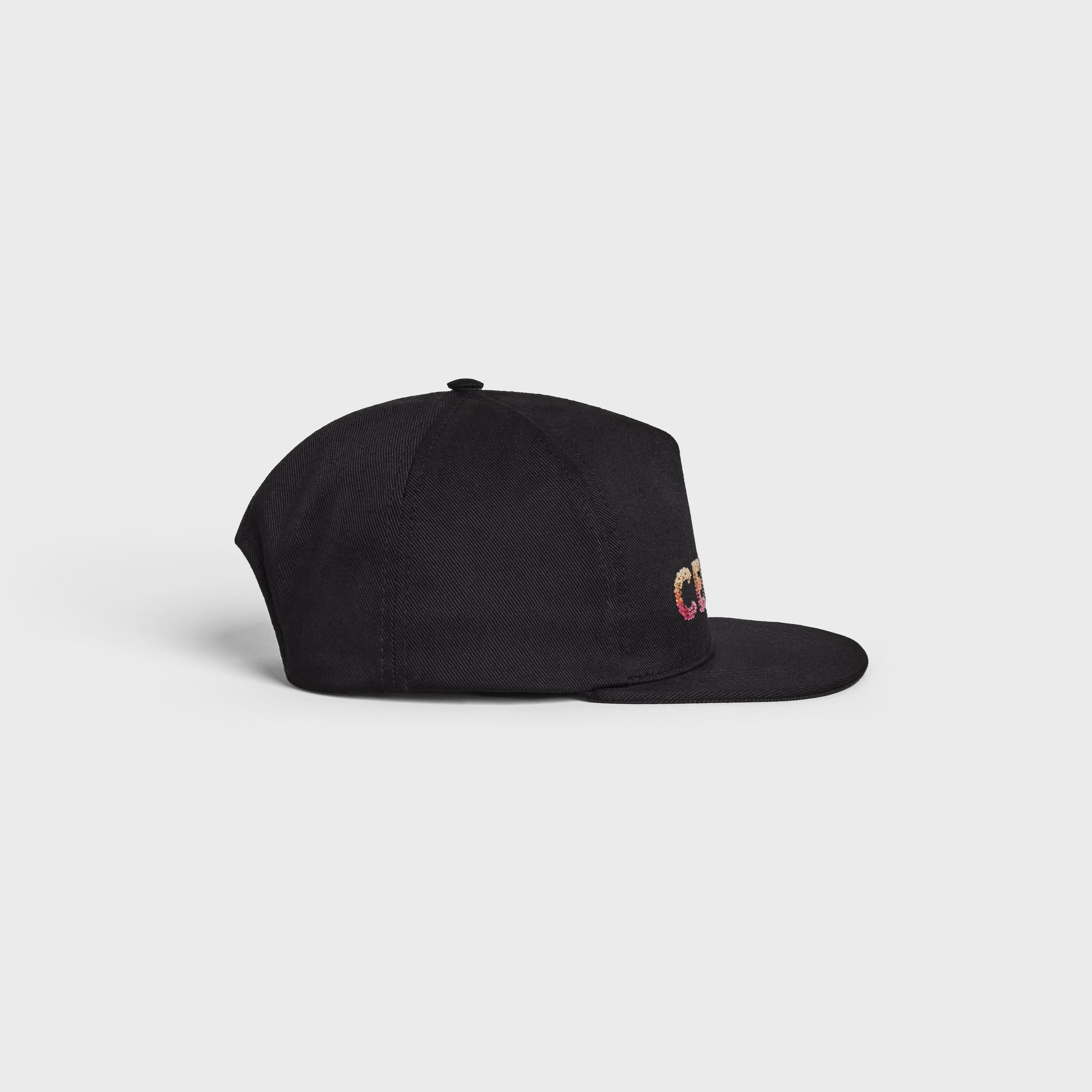 CELINE EMBROIDERED CAP IN COTTON - 3