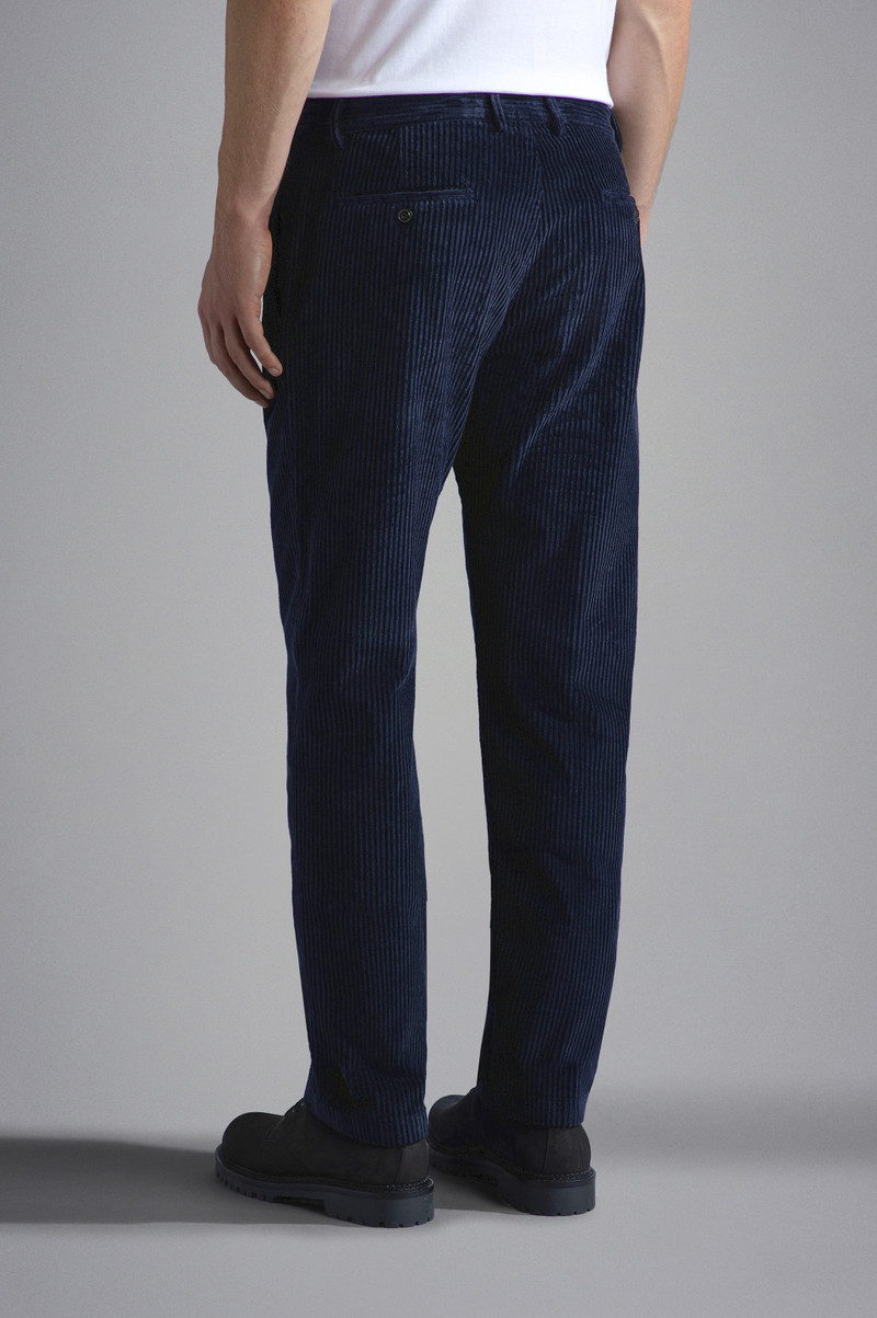 STRETCH VELVET CHINO TROUSERS 3