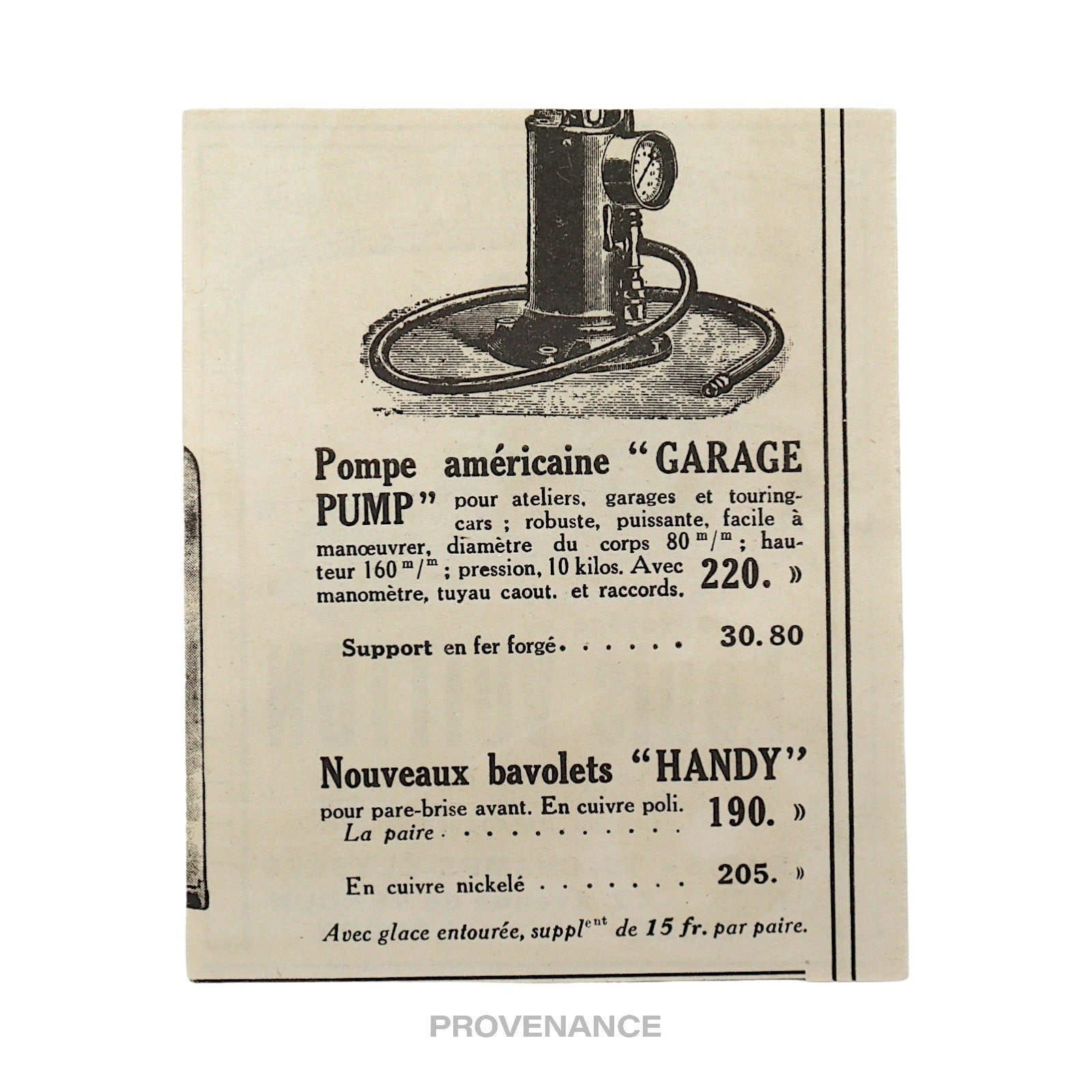 Louis Vuitton Antique Vintage Newsprint Ad - Travel Kit - 5