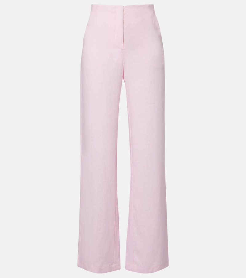 Lulea linen wide-leg pants 1