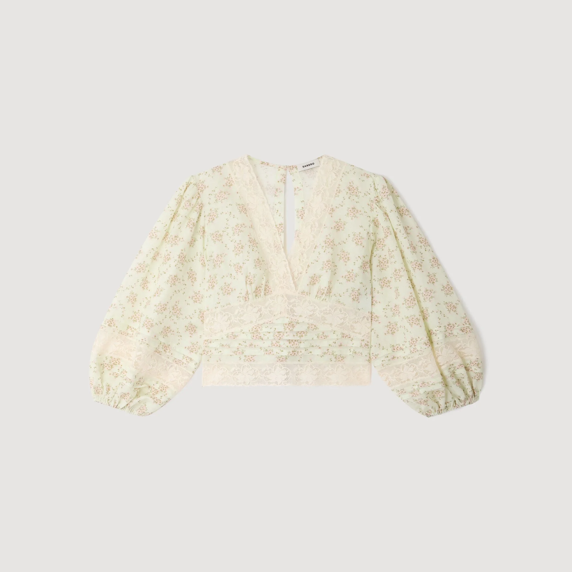 FLORAL CROP TOP - 1