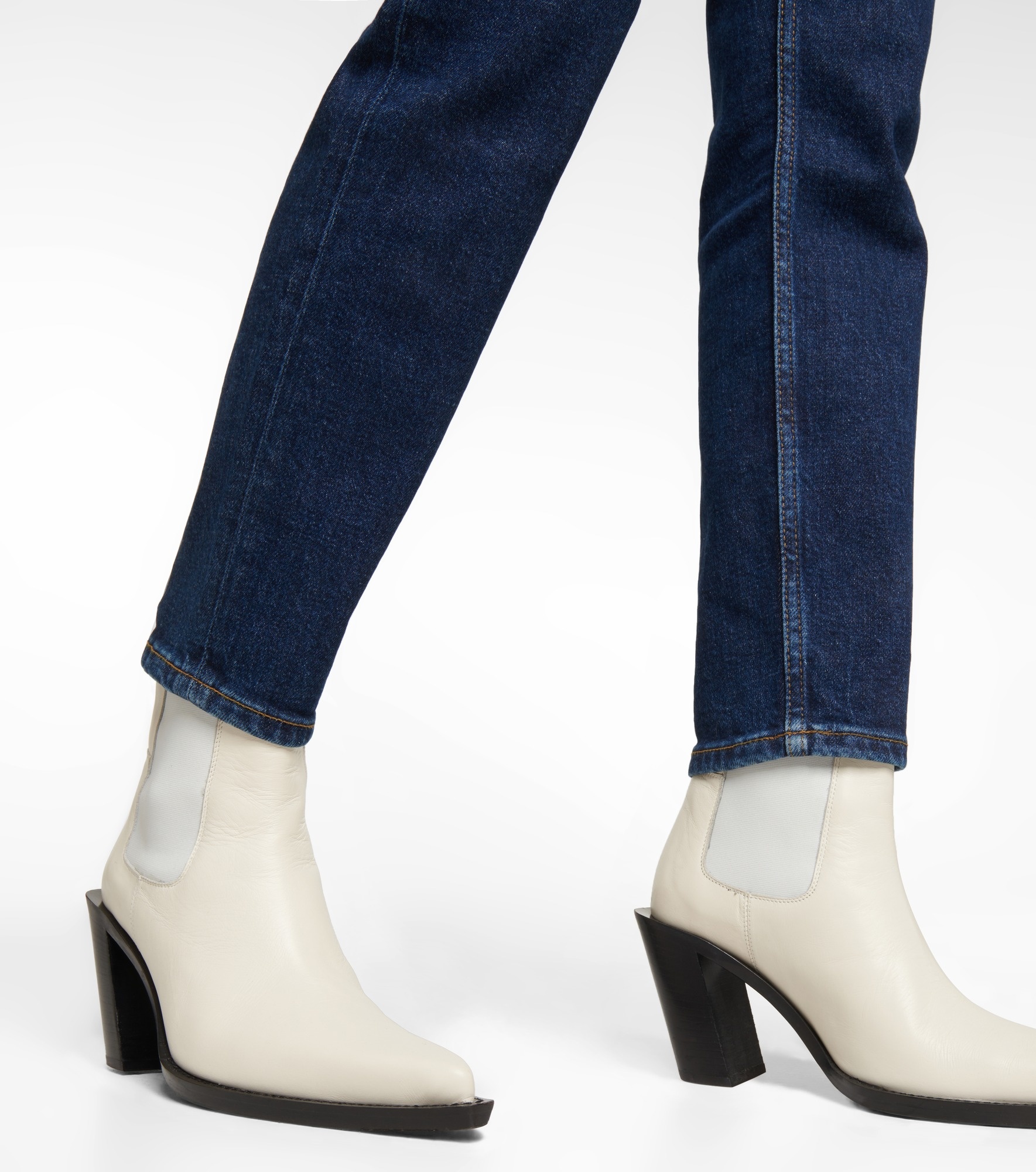 ‘90s high-rise cropped skinny jeans - 5