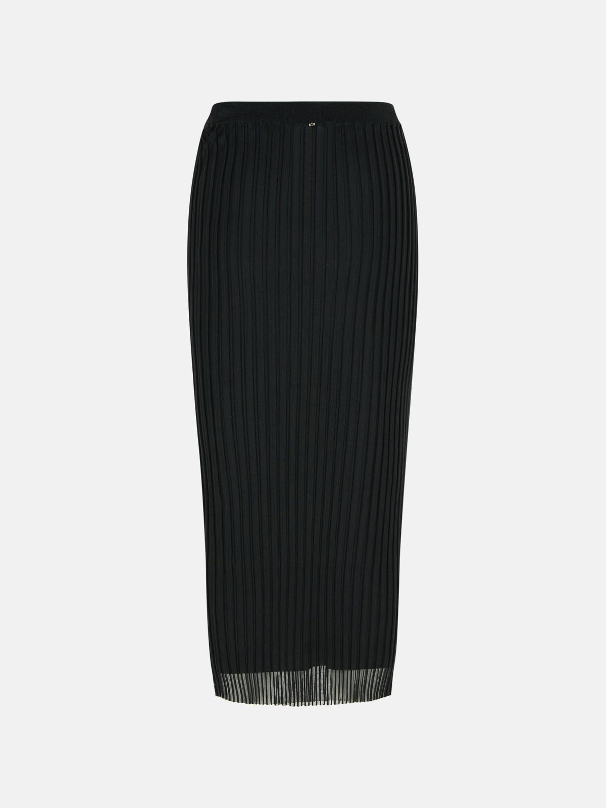 'ALBUM' BLACK POLYAMIDE BLEND SKIRT - 3