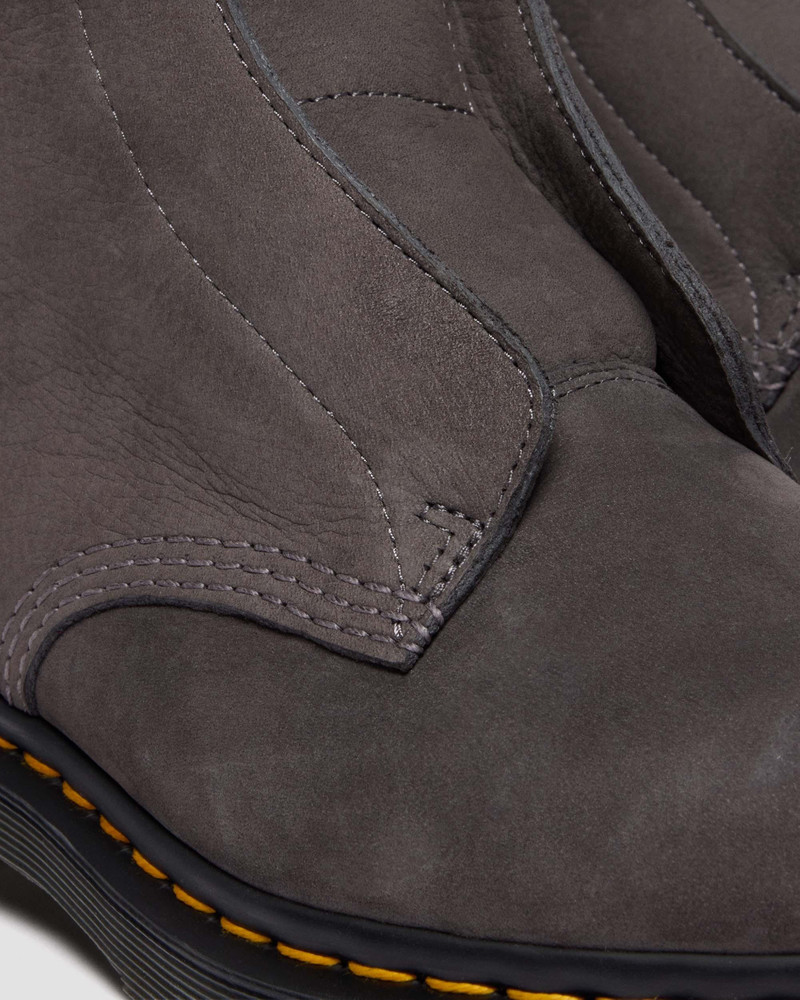 1460 LACELESS Nubuck Slip On Boots 4