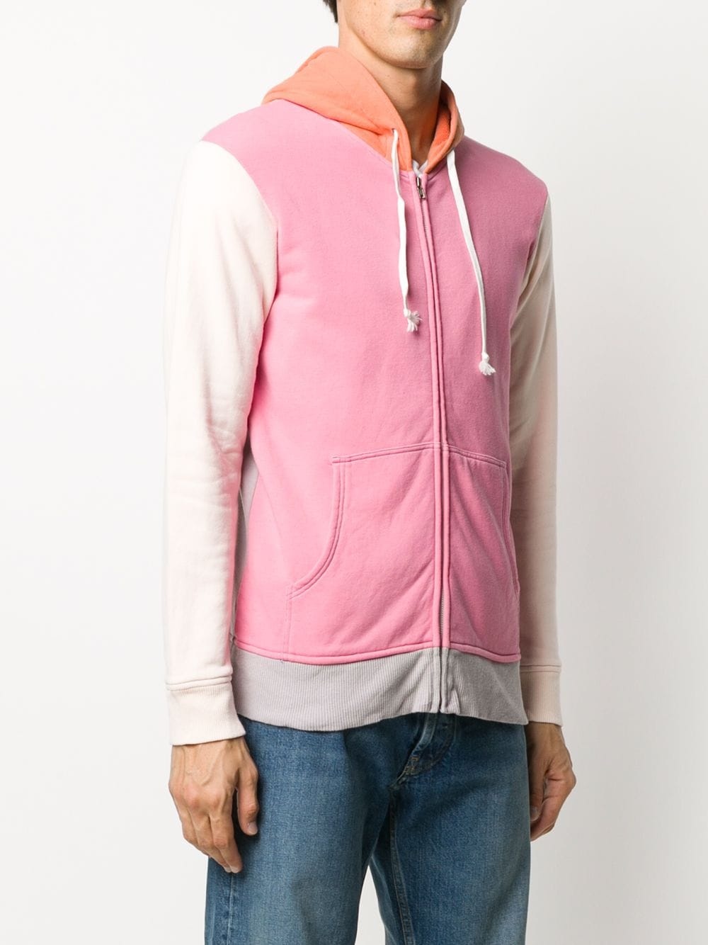 colour-block hoodie - 3