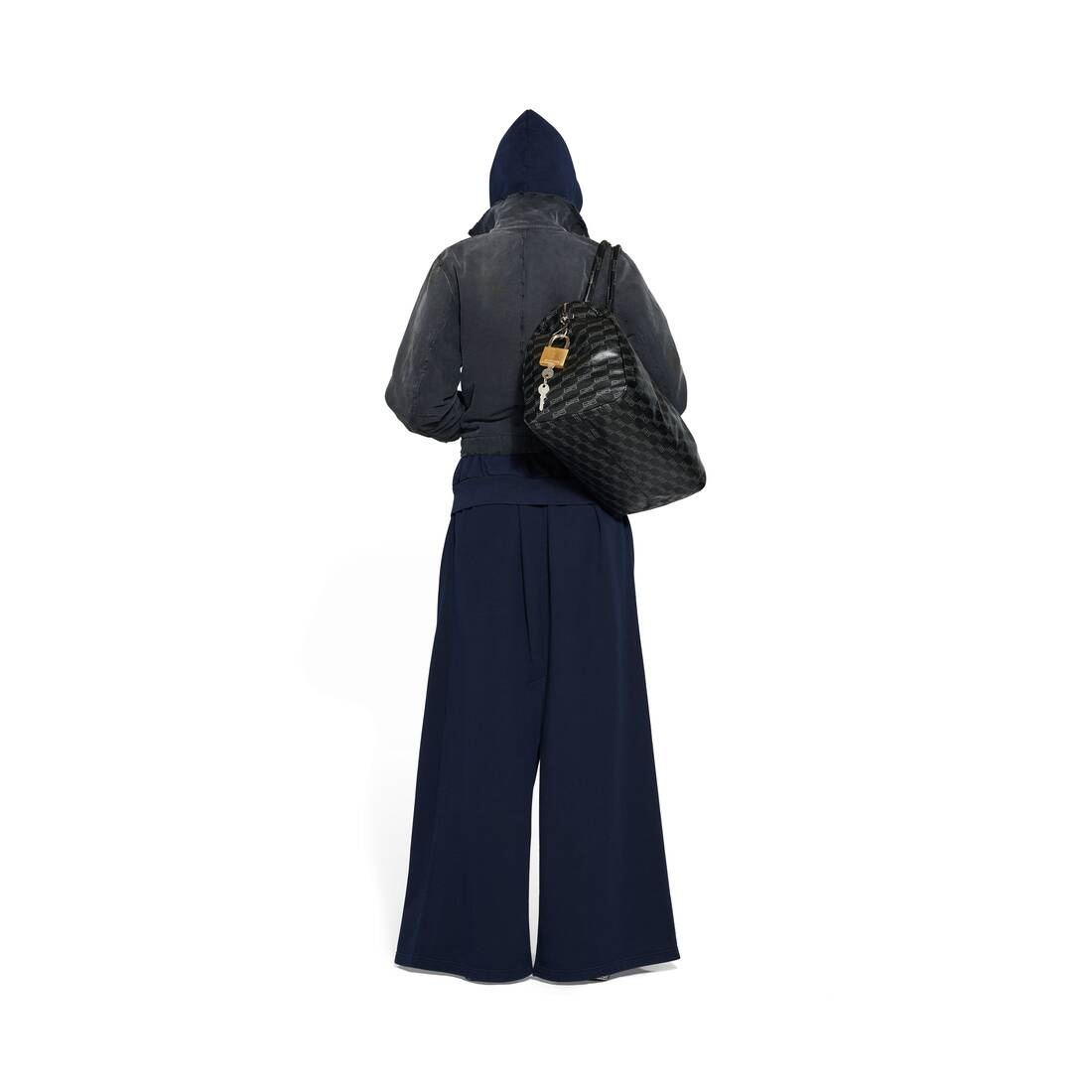 Women's Double B Shrunk Workwear Parka in Black - 4