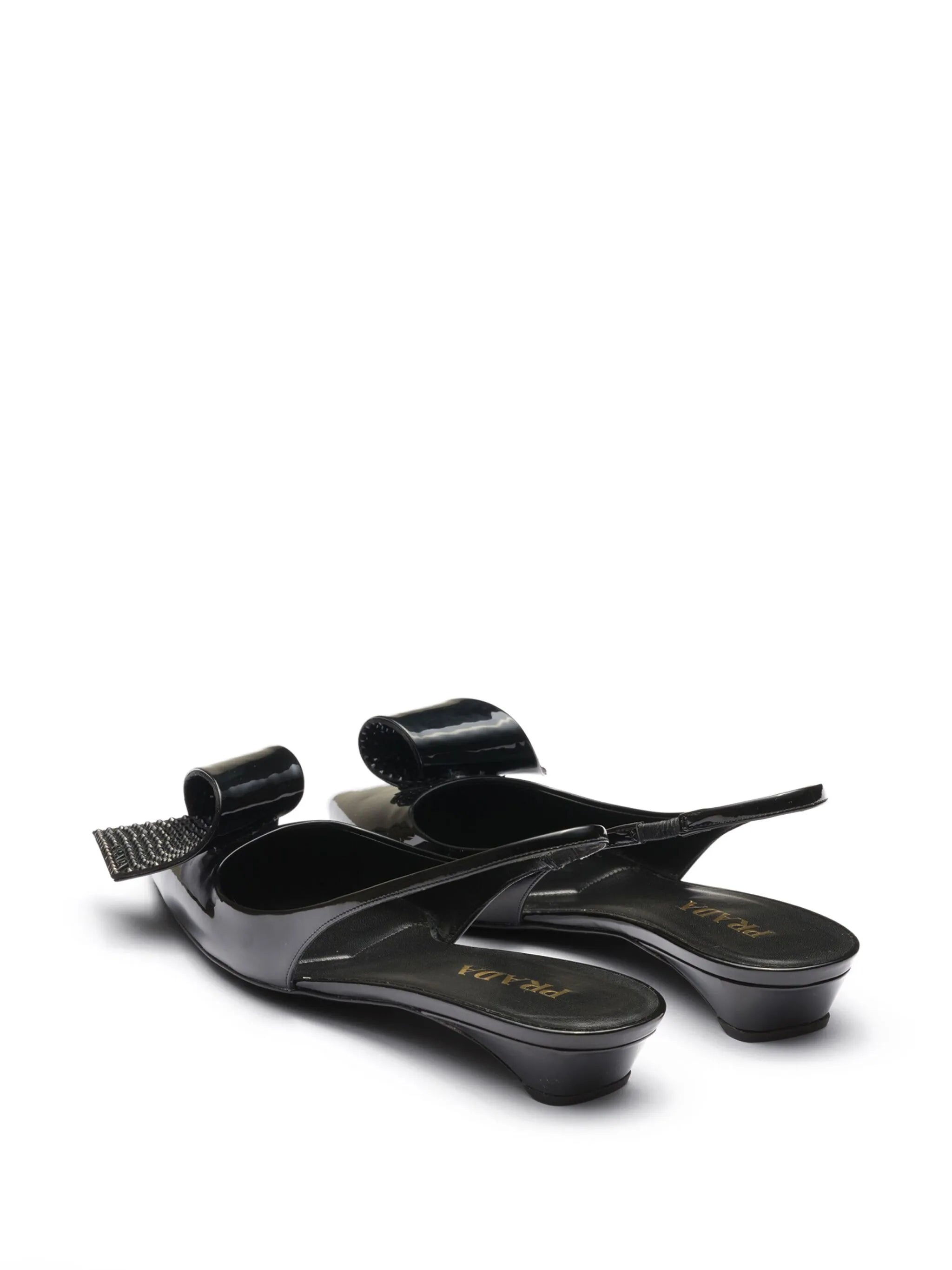 25mm Appliqué-detail Leather Pumps - 4
