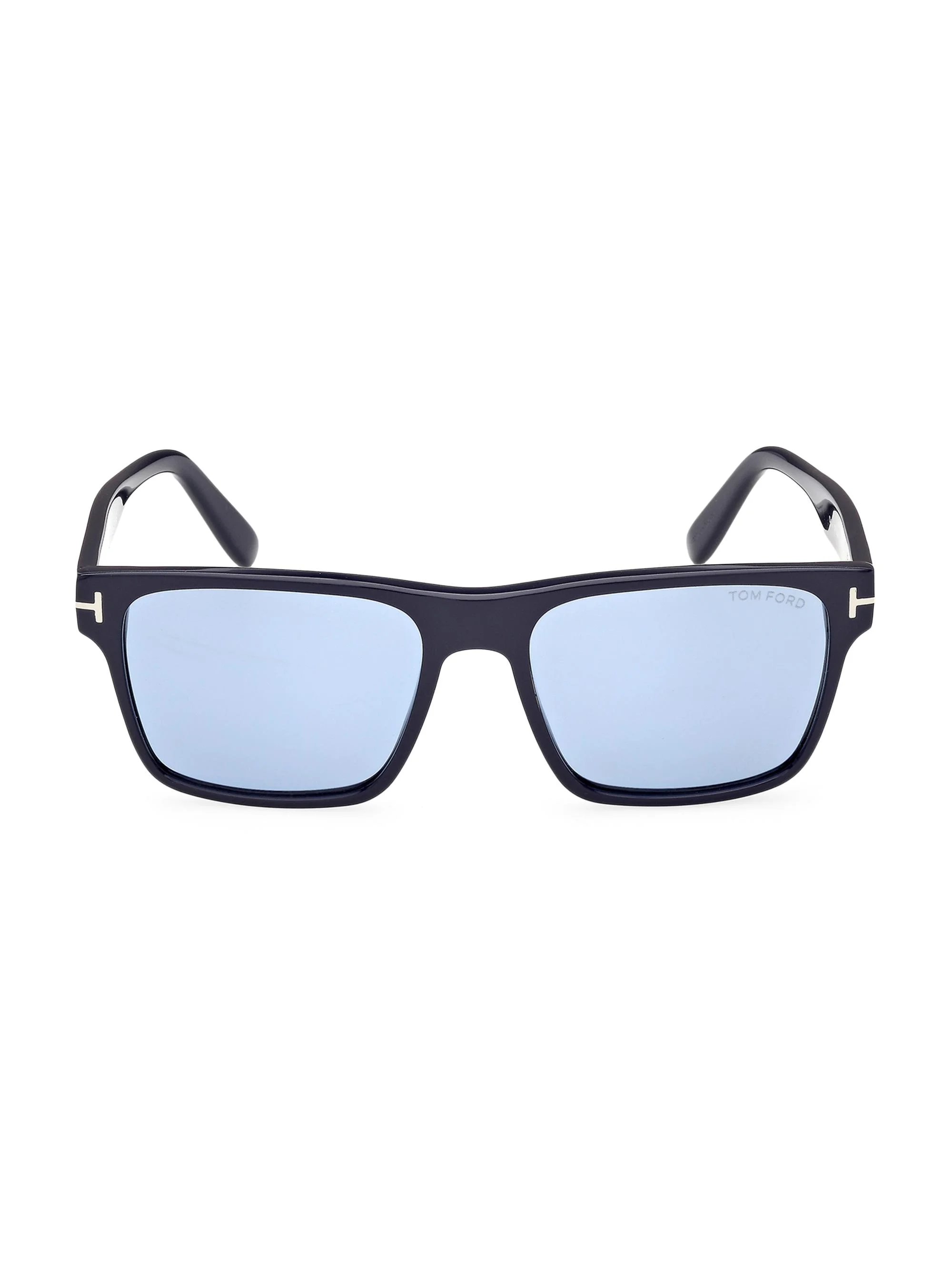 Men's Calder 55MM Square Sunglasses - Blue - 1