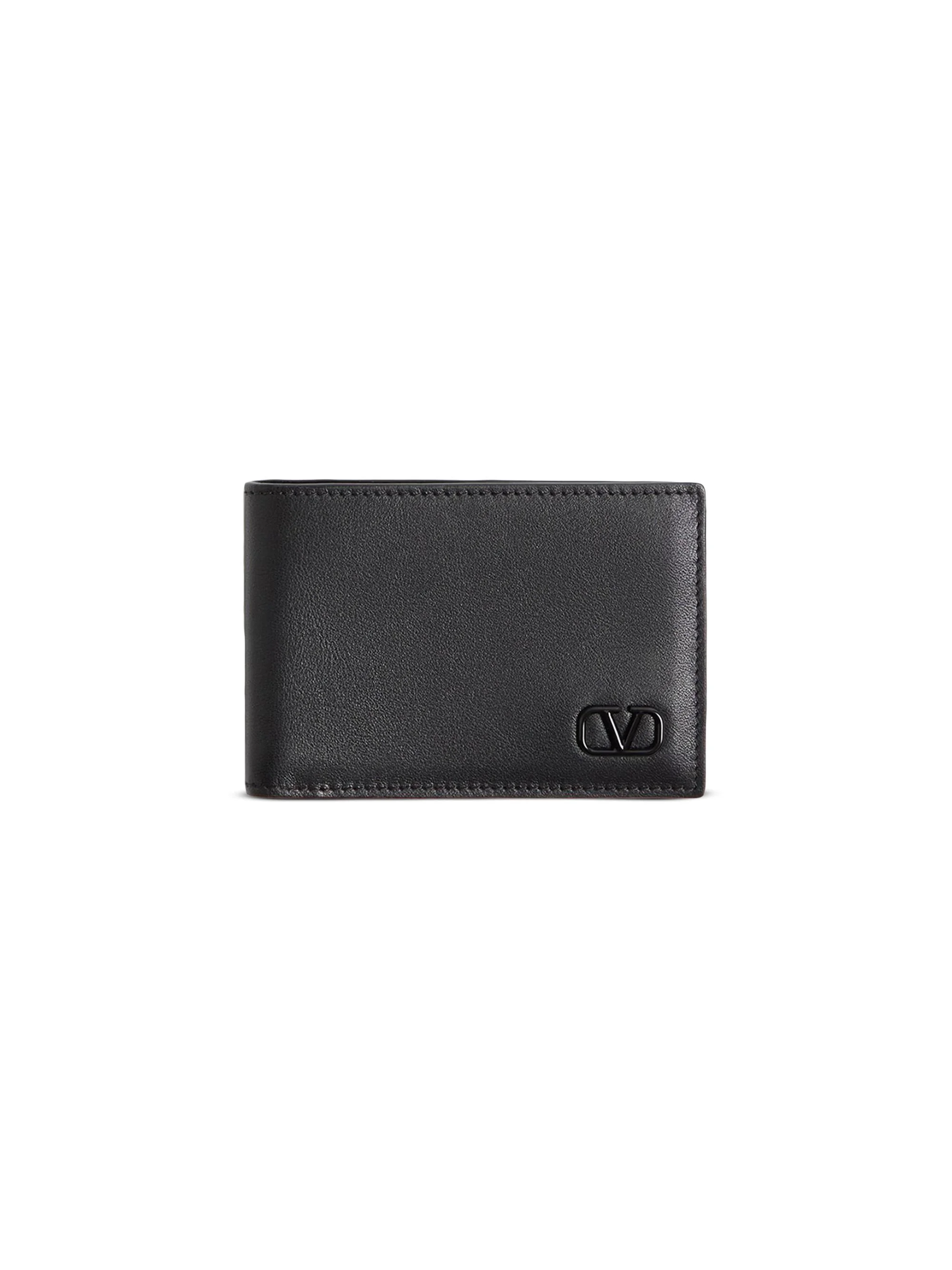Men's VLogo Signature Wallet for US Dollars - Black - 1