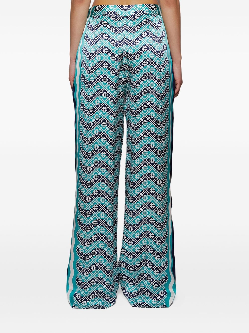 silk-satin trousers - 4