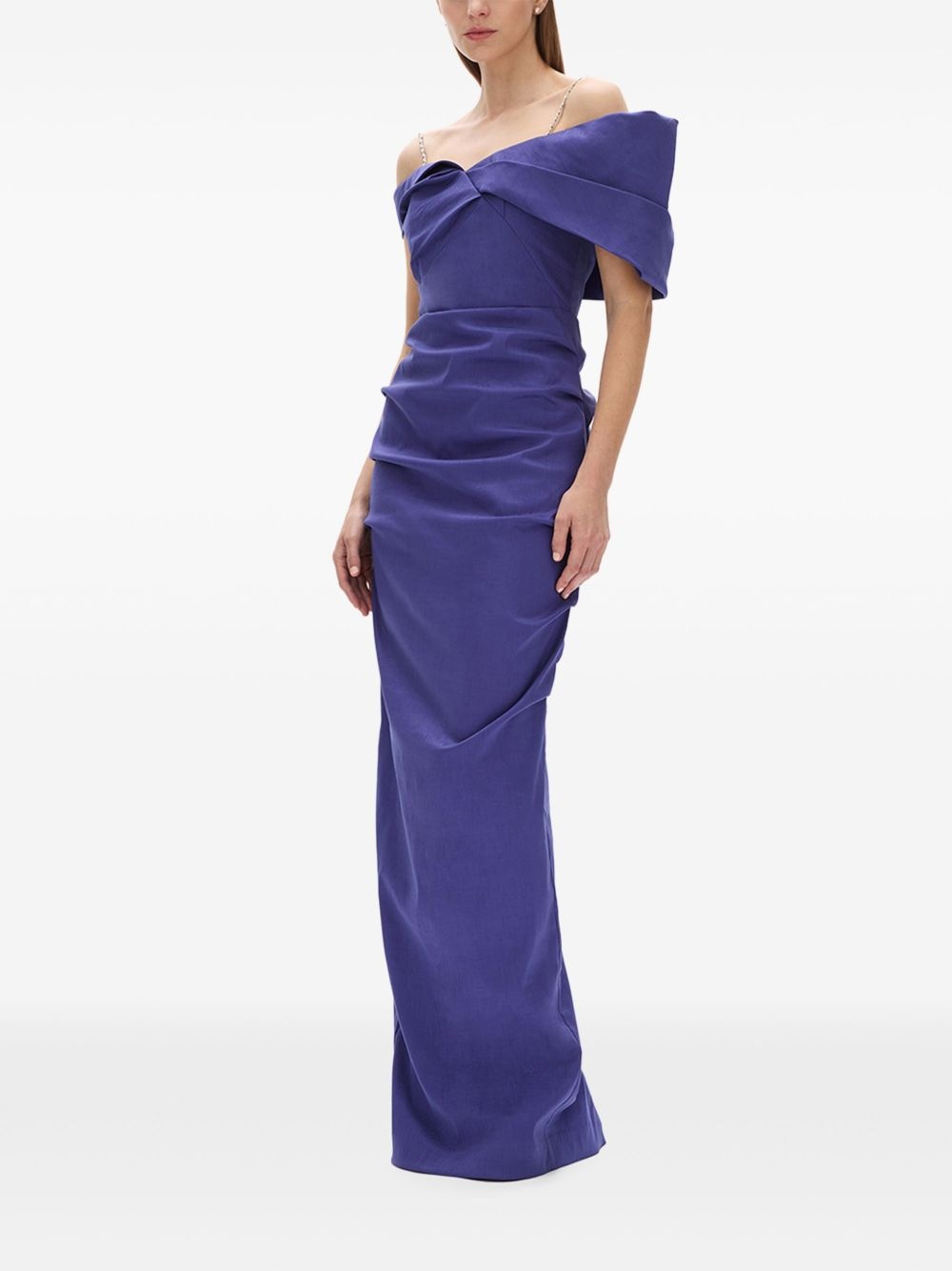 Dahli off-shoulder ruched dress - 3