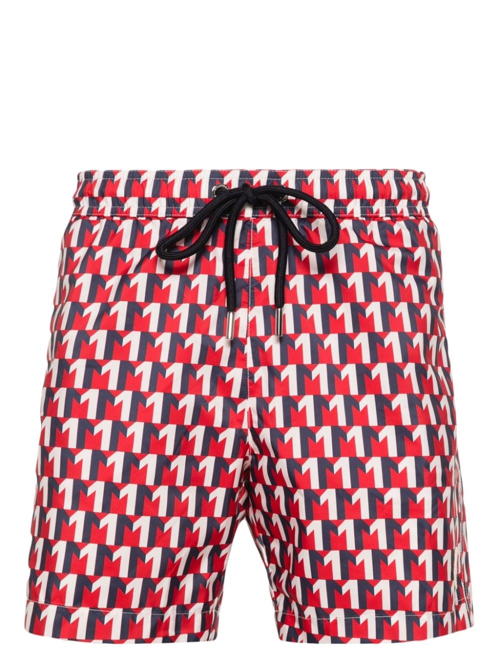 geometric-print swim shorts - 1