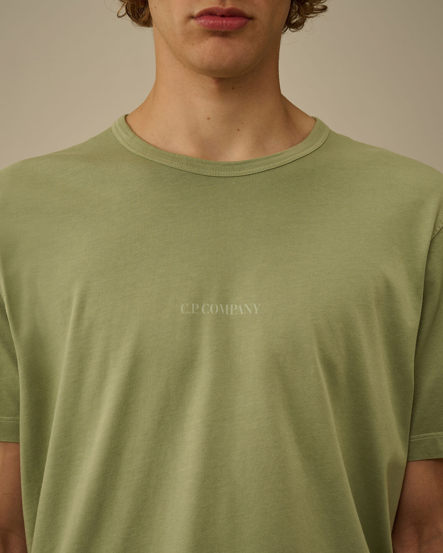 24/1 Jersey Short Sleeve Resist Dyed Logo T-Shirt - 5