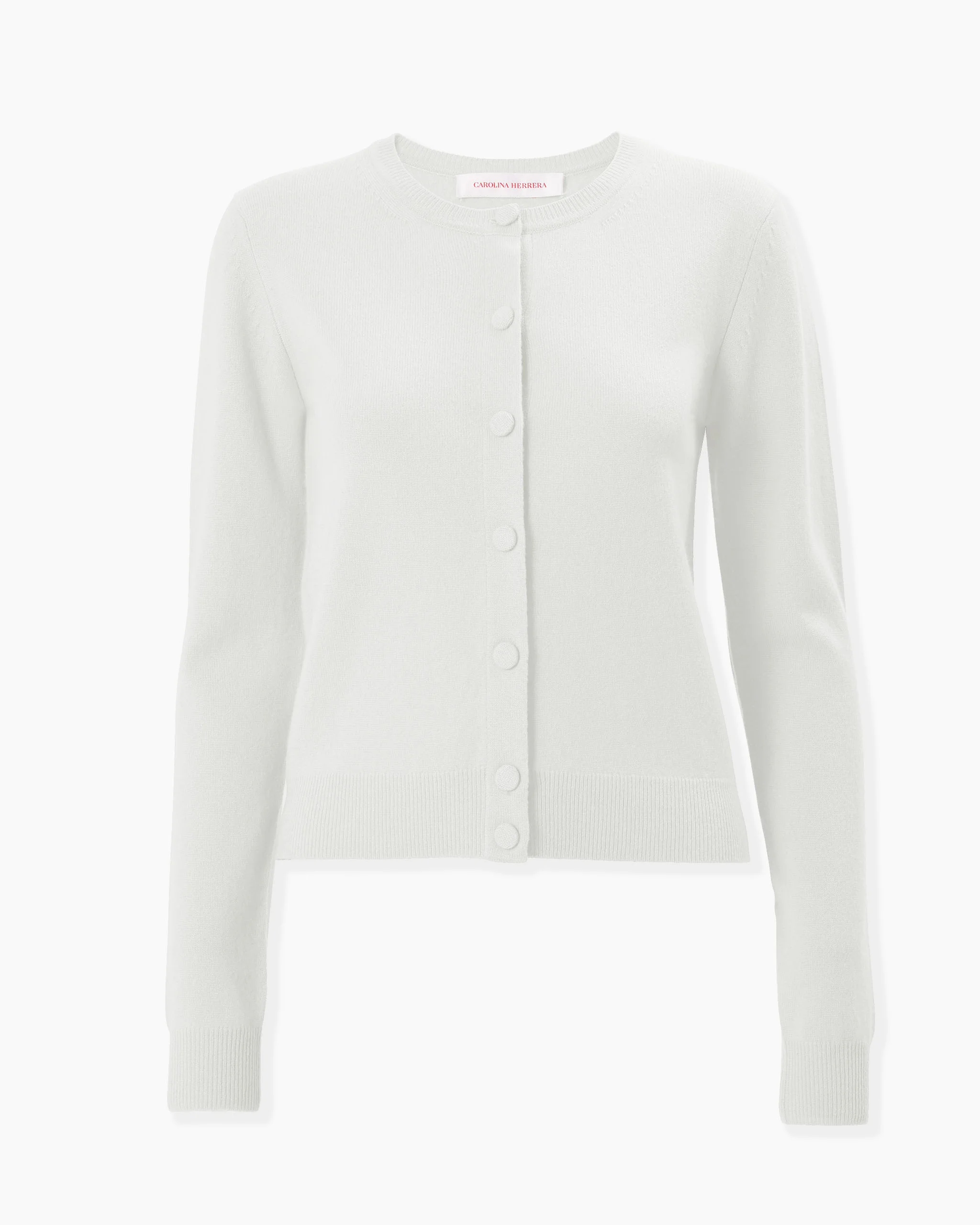 Cashmere Crewneck Cardigan - 1